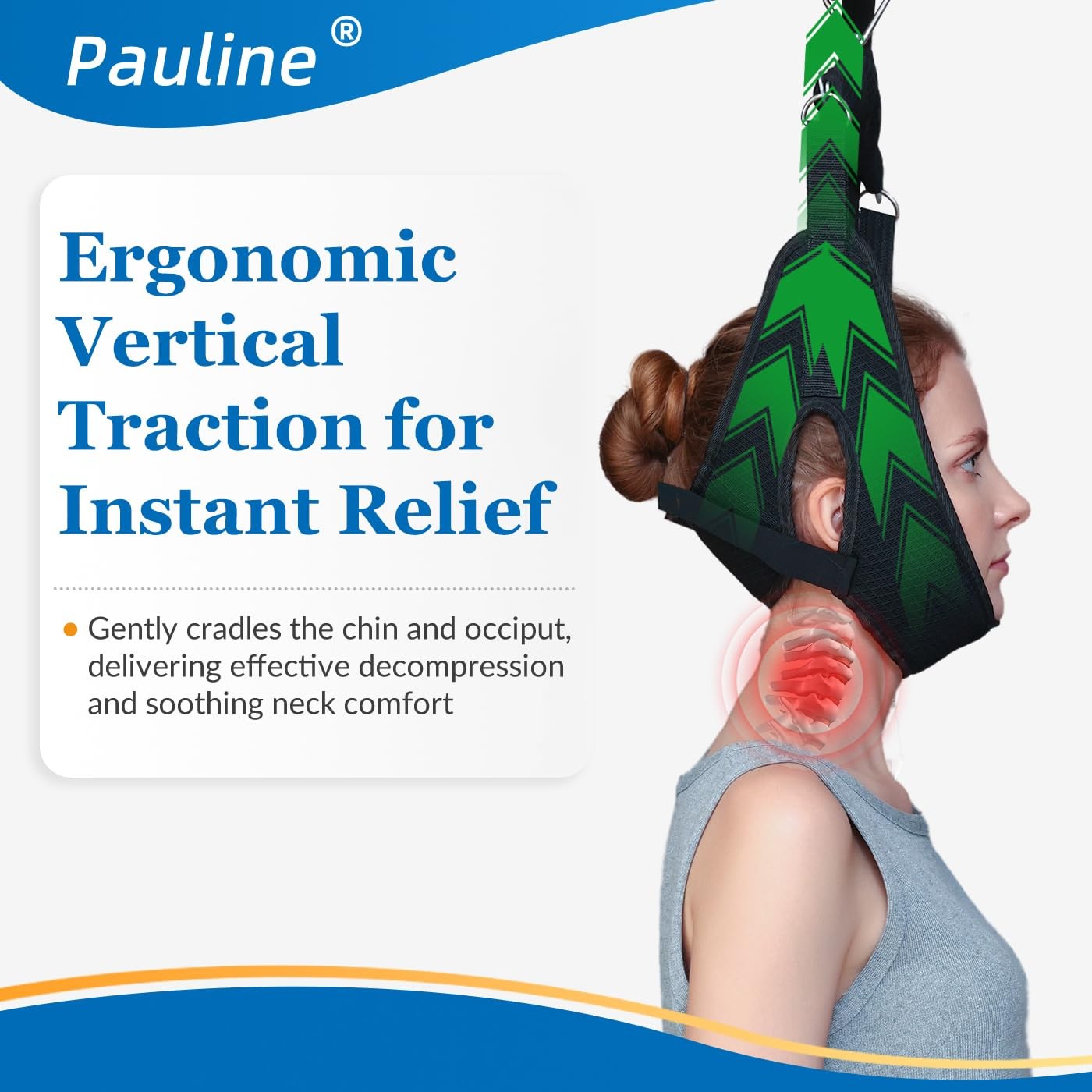 Cervical Neck Traction Device Over the Door – Hanging Neck Stretcher for Cerv…