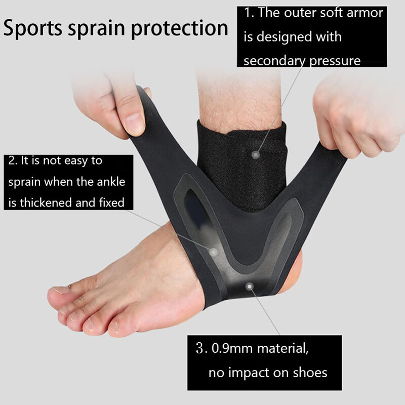 Ankle Support Brace Compression Wrap Plantar Fasciitis Foot Pain Relief Sports