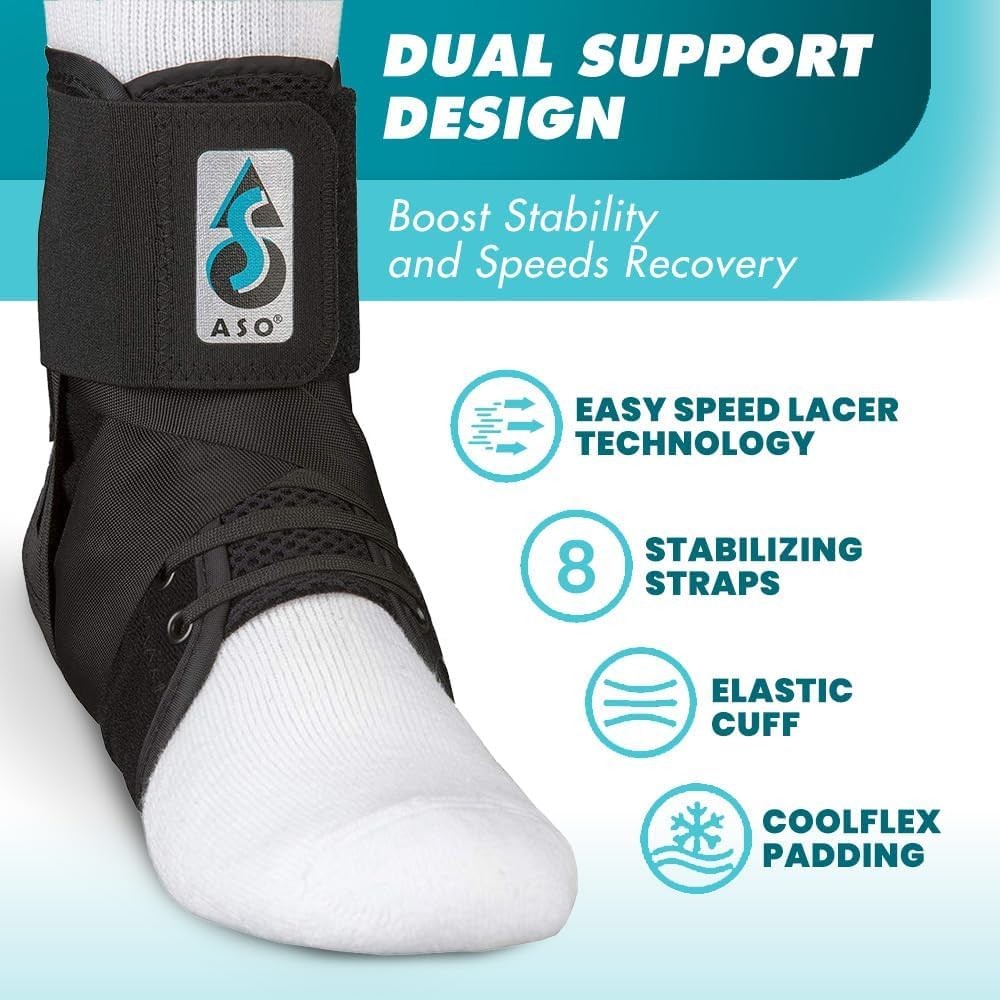 ASO Speed Lacer, Black, Medium