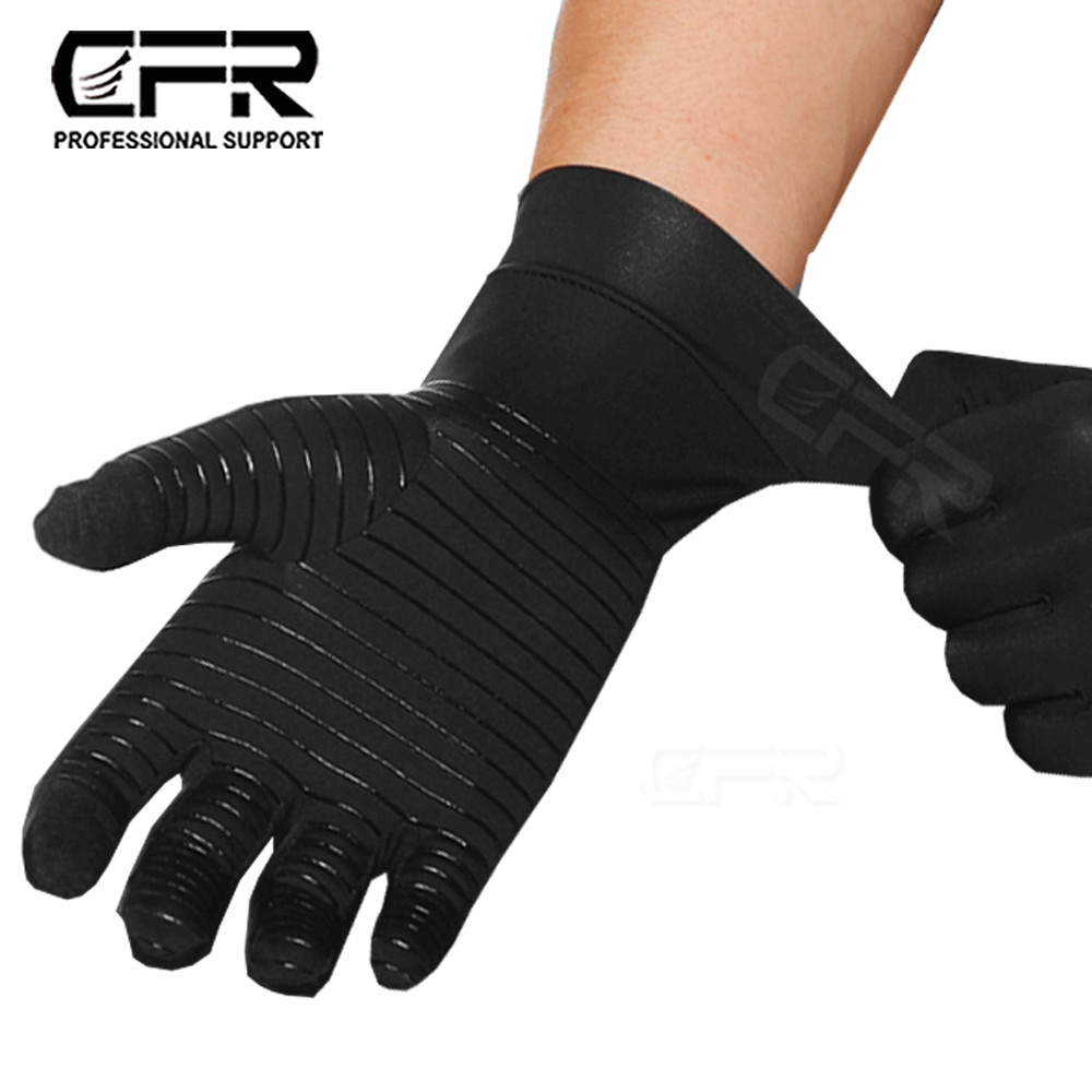 Copper Arthritis Compression Gloves Hand Support Joint Pain Relief Sport Gym CFR