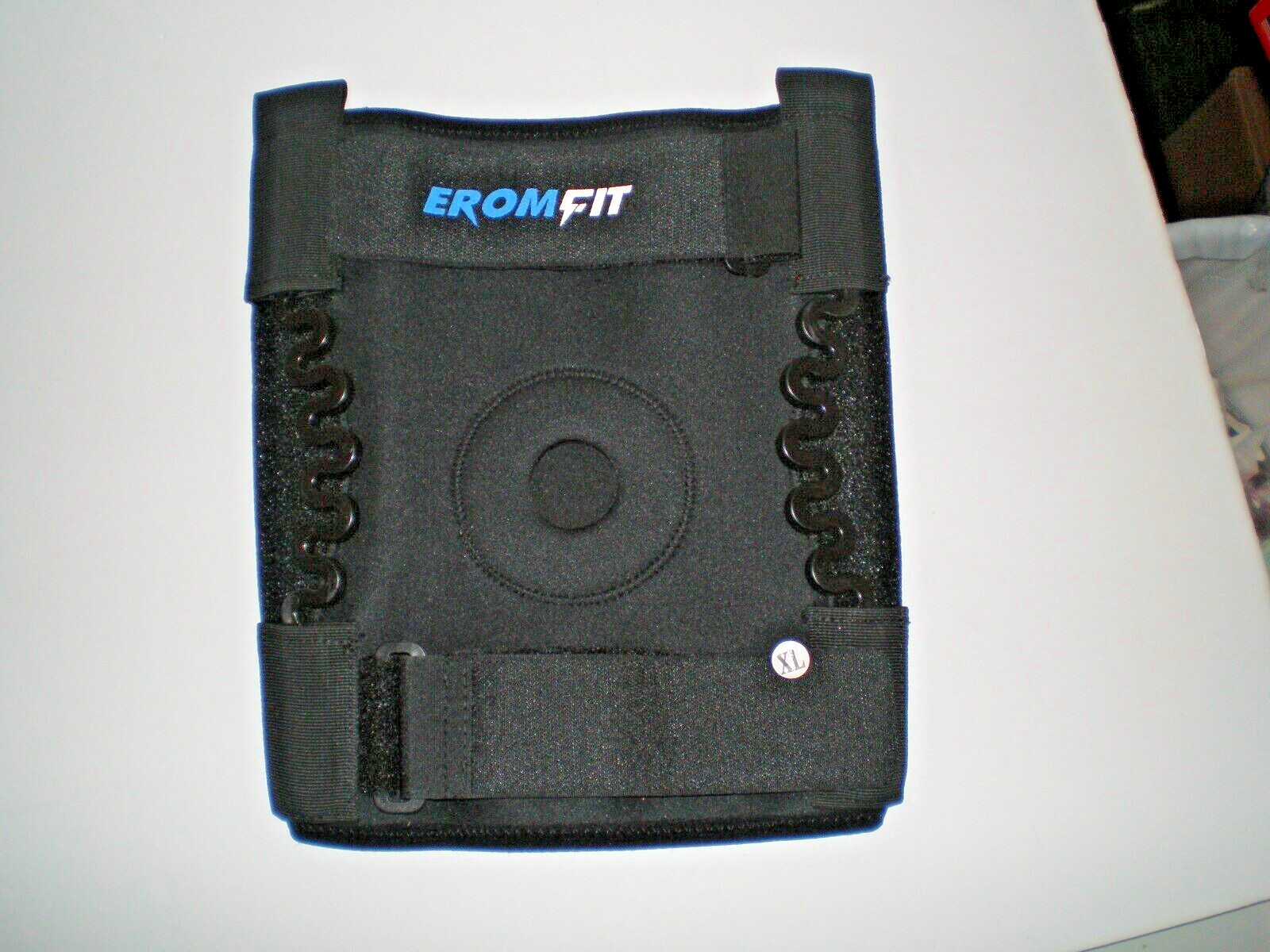 EROMFIT Knee Brace with Side Stabilizers and Open Patella Maximum Support XL