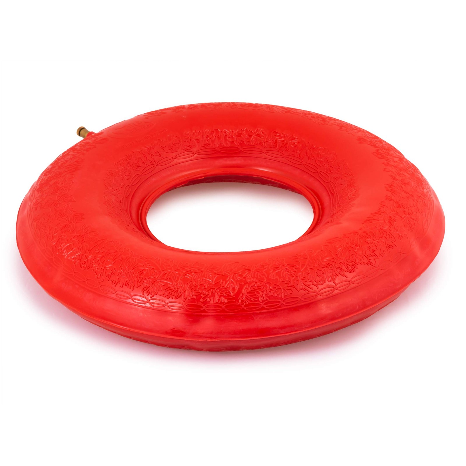 Carex Inflatable Donut Cushion – For Tailbone Pain, 1 Count (Pack of 1), Red