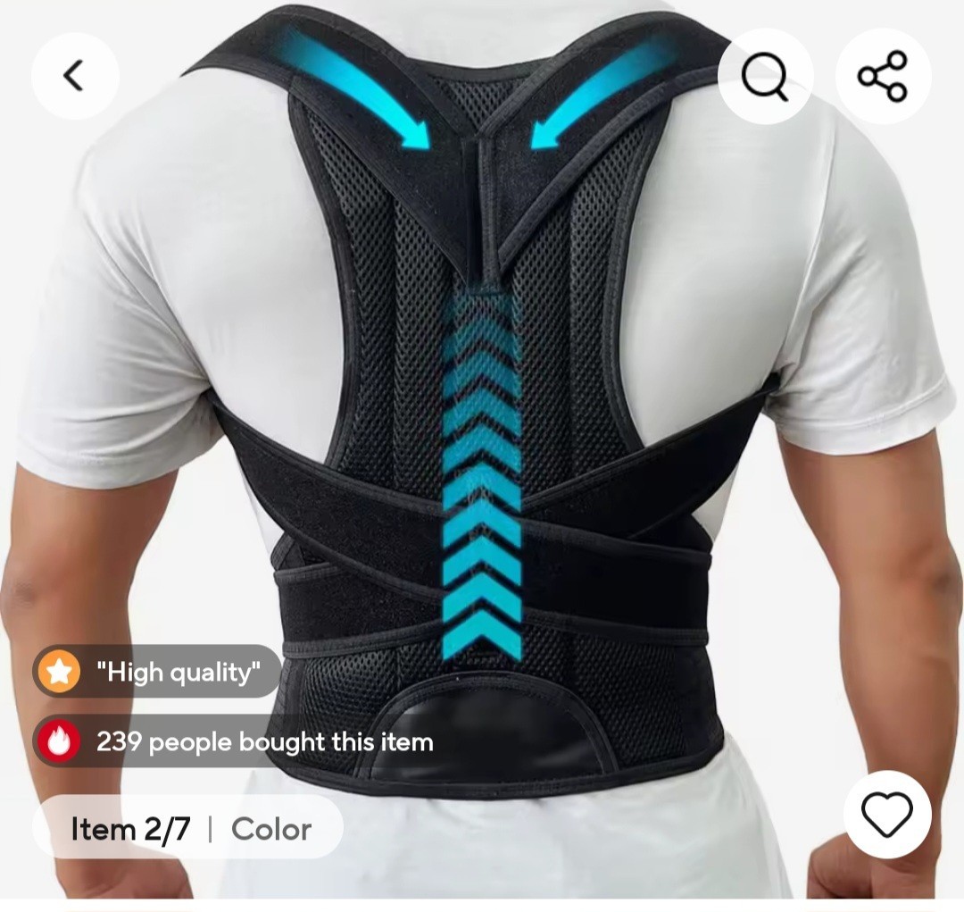 Correction belt Posture Corrector Back Posture Brace Adjustable Back Trainer
