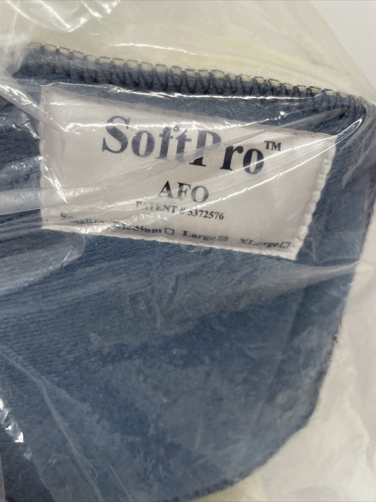 SOFTPRO AMBULATING AFO LARGE FLEECE ANKLE FOOT ORTHOSIS