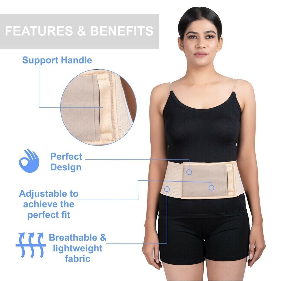 mbilical Hernia Support Belt Abdominal Binder for Belly Button Hernias or Navel