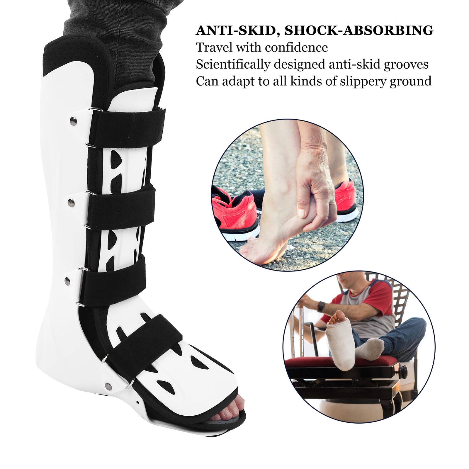 Foot Drop Corrector Varus Valgus Ankle Brace Fracture Ankle Fixation Support M