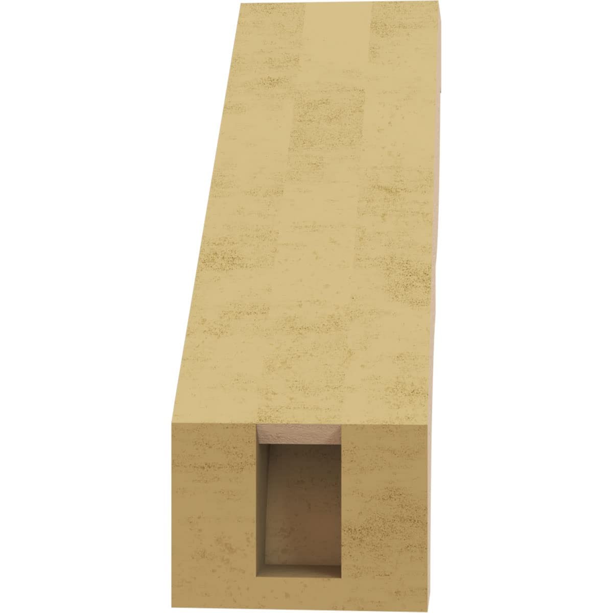 Ekena Millwork Timberthane Rough Cedar Faux Wood Valencia Knee Brace 3W X 8D X