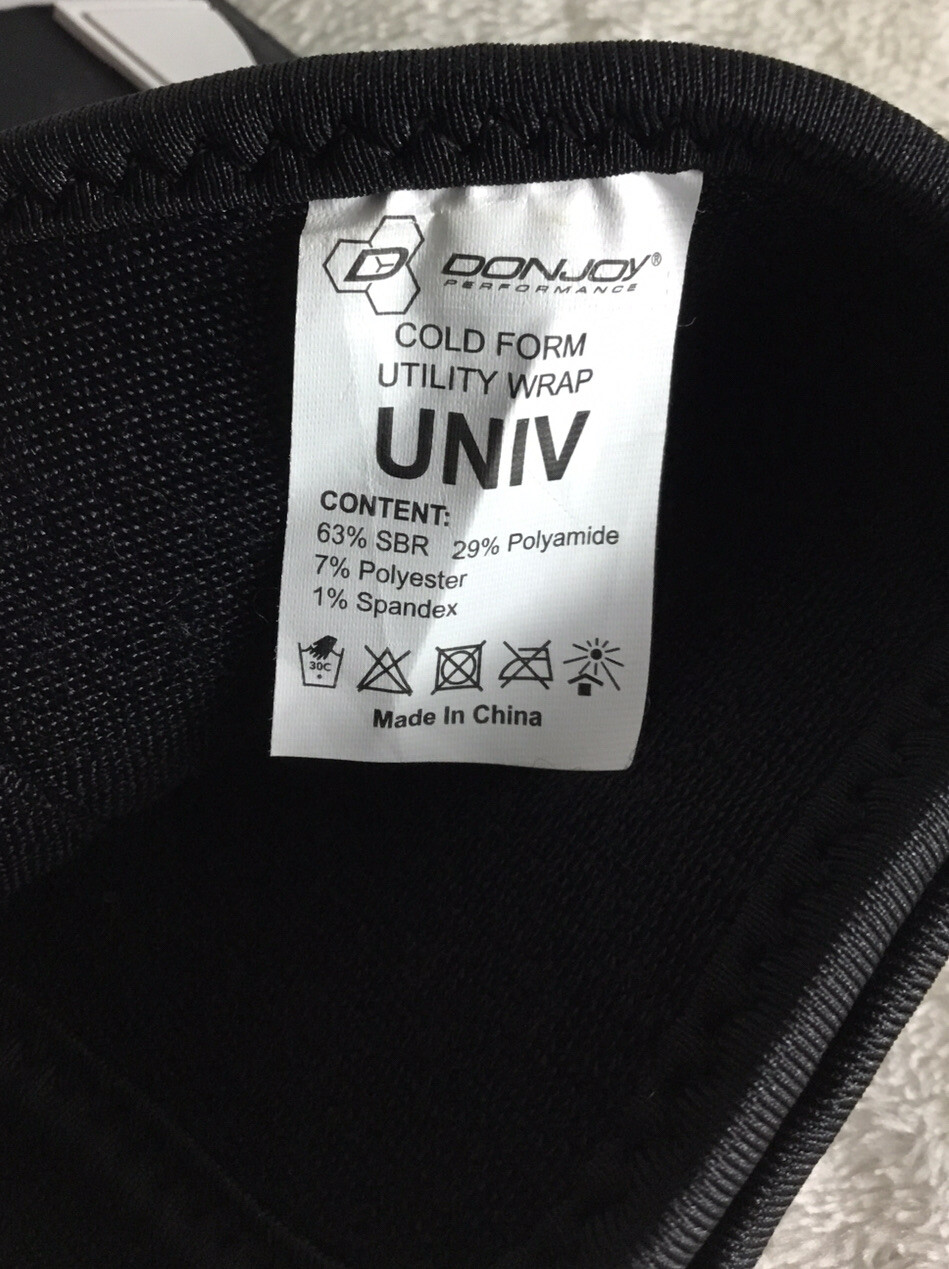 DonJoy Coldform Hot/Cold Therapy Utility Wrap Black ~ One Size Fits Most