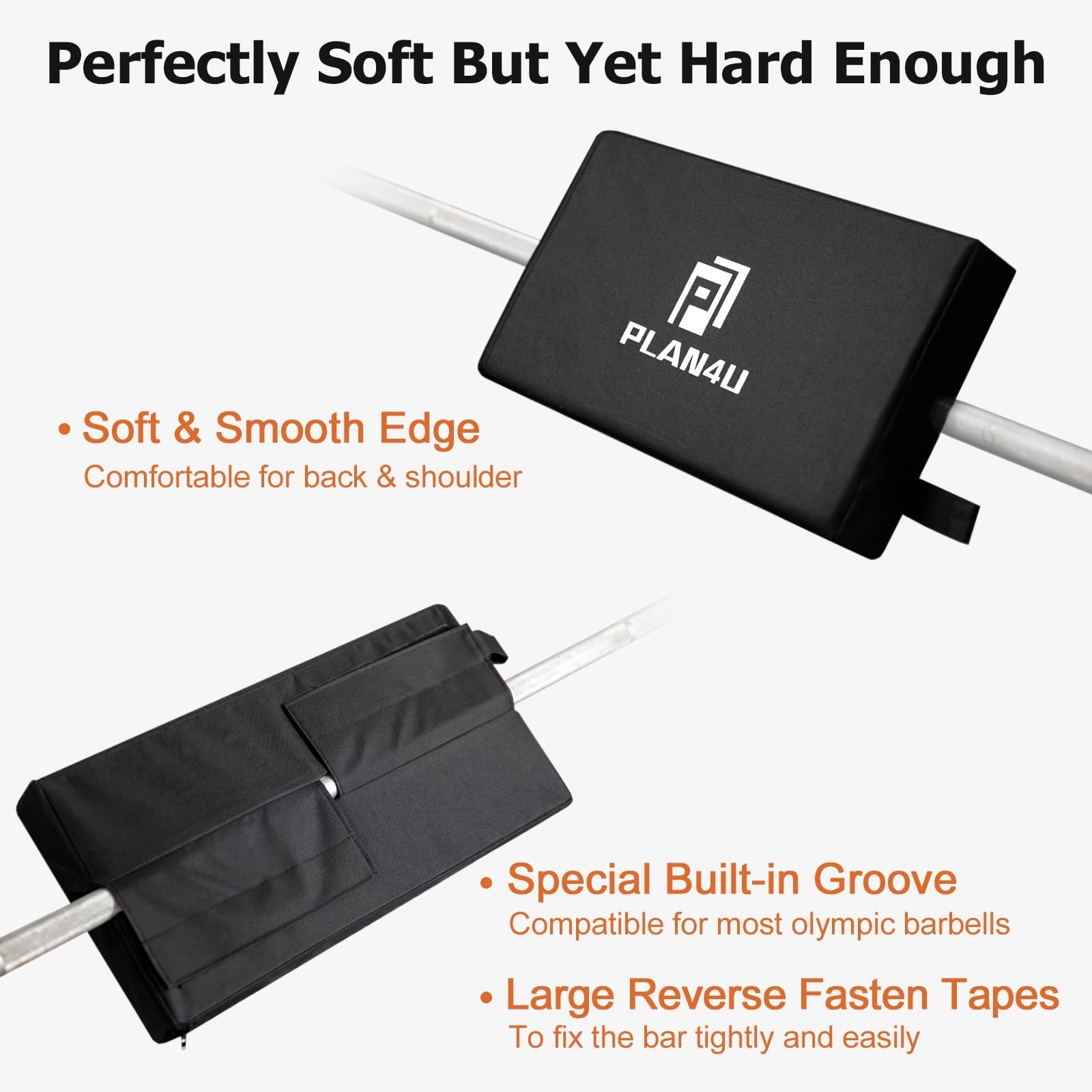 Hip Thrust Back Pad for Squat Rack & Barbell – Shoulder Support for Glute Bridge