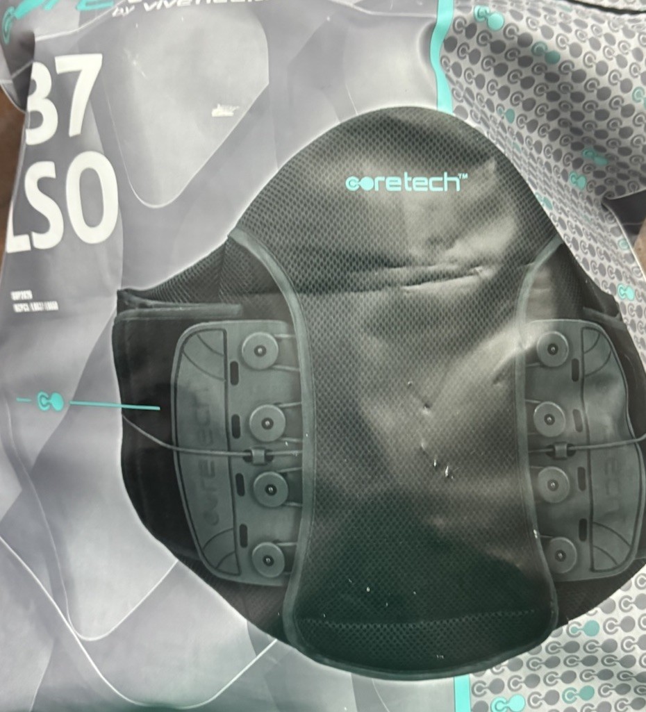 Core Tech 637 LSO Adjustable Back Brace – New Size Small