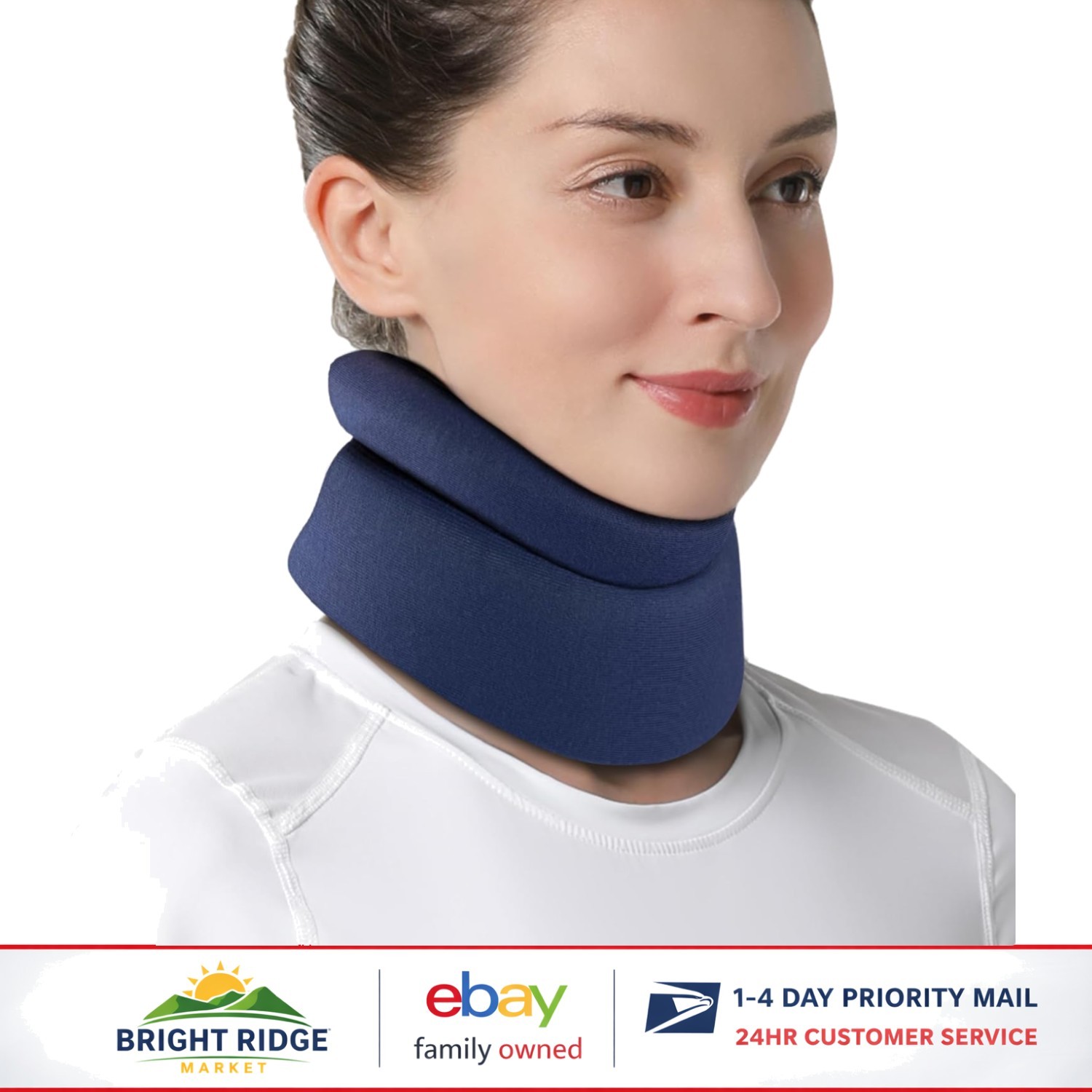 Medium Neck Support Brace for Adults, Ideal for Sleeping and Computer Work