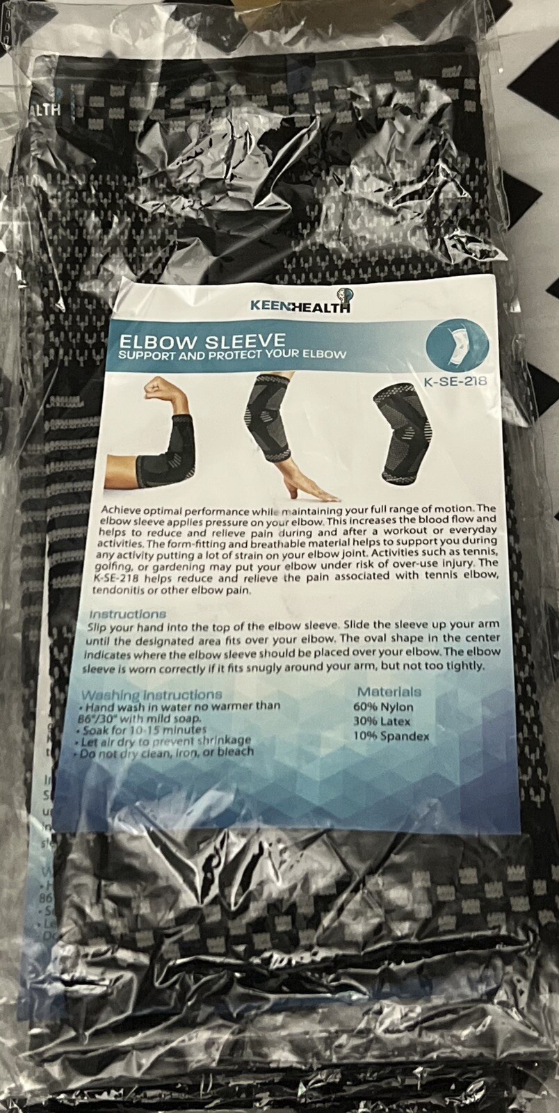 Keenhealth Elbow Sleeve Compression Sleeve Arm for Elbow Support Pain Relief