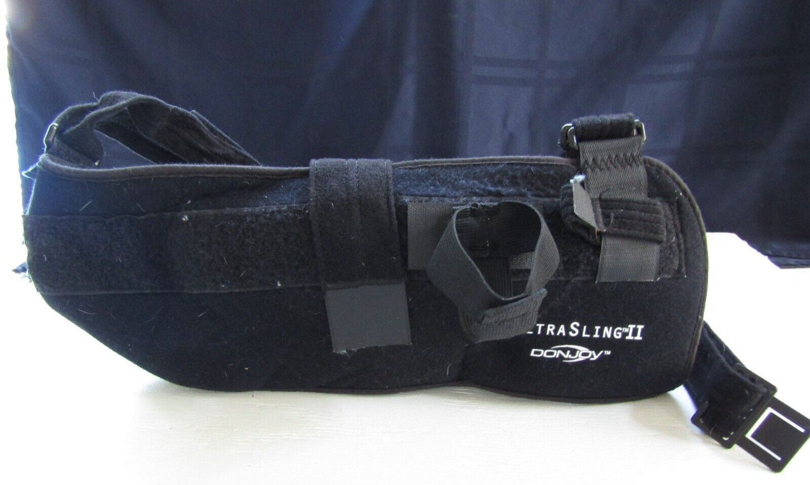 DonJoy UltraSling II Shoulder Immobilizer Pillow Strap Black Sling Sz LARGE
