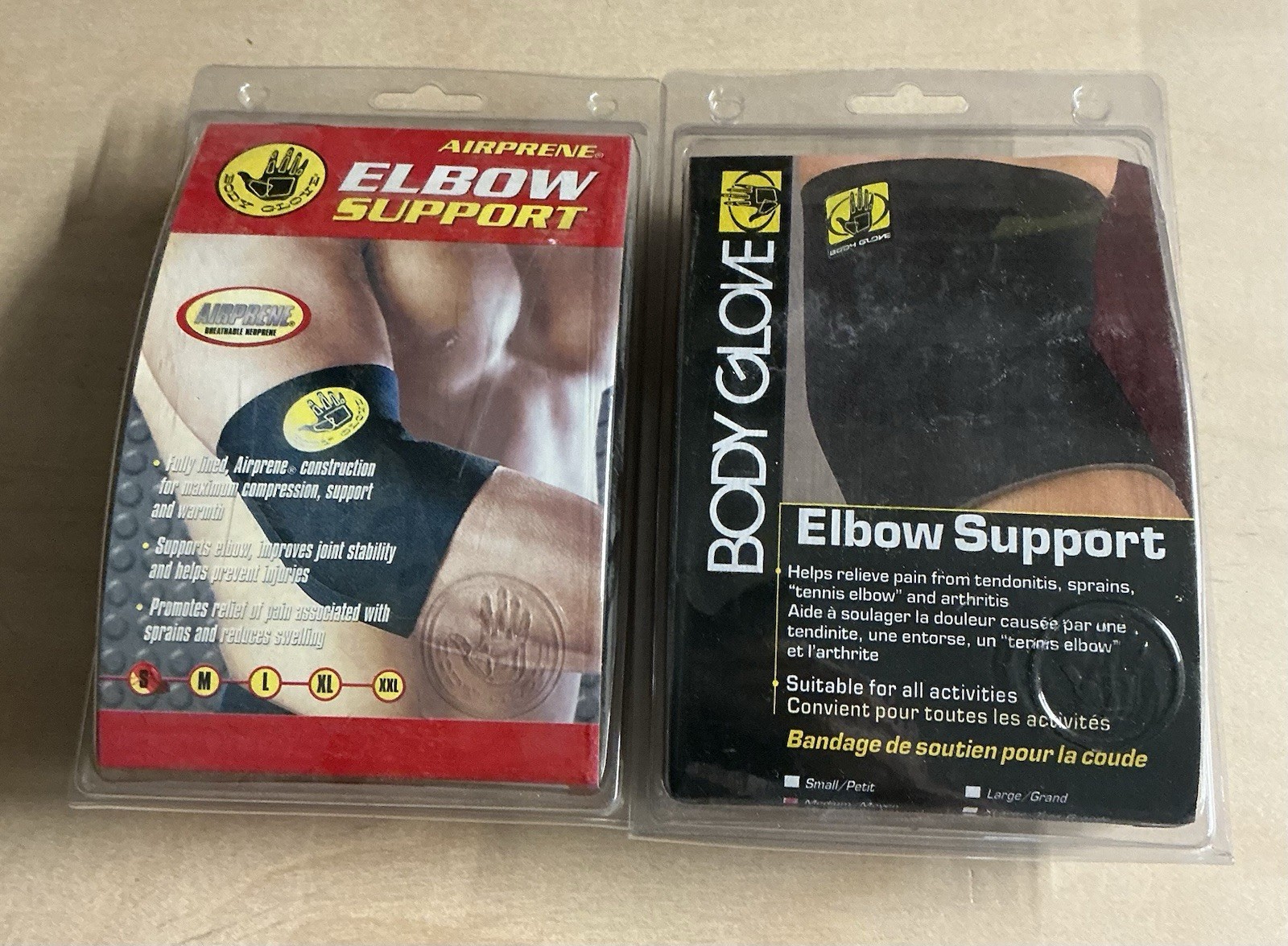 NEW Body Glove Small Airprene Elbow Supports (2) w/FREE Shipping!