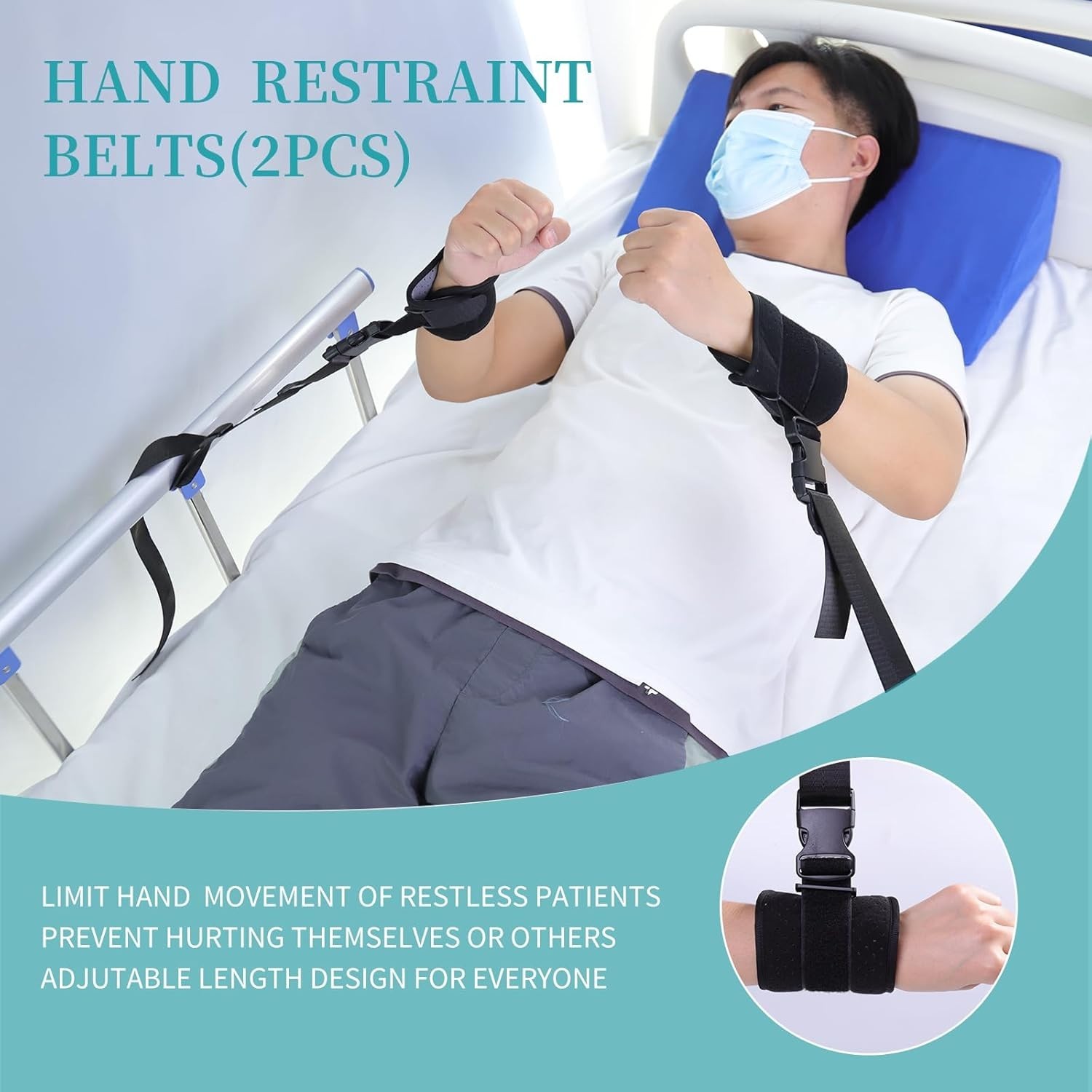 Dementia Restraint Strap with 70 “long strap (2 pieces)