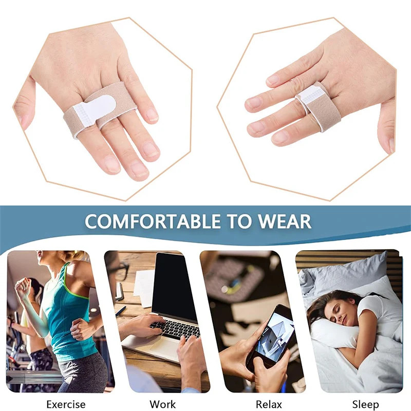 Finger Buddy Wraps Splints Brace Orthotics for Swollen Trigger Finger Broken