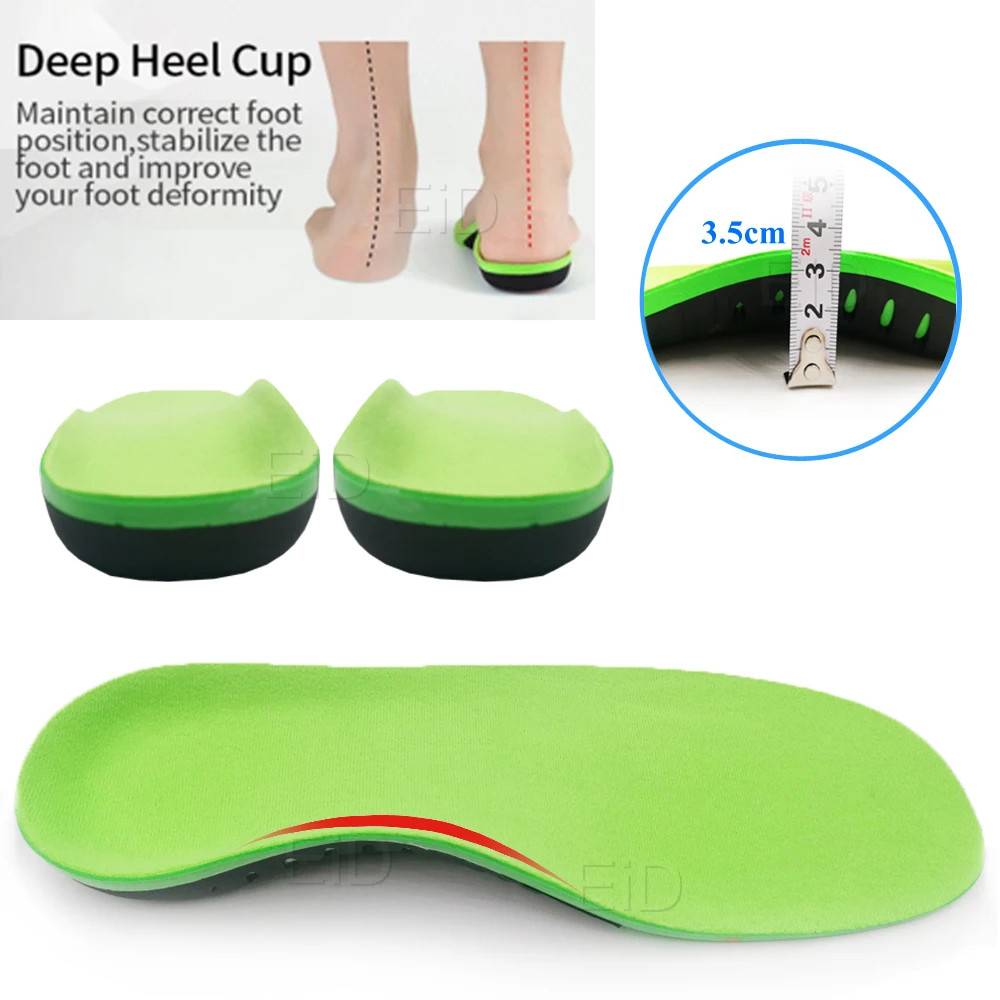 Best EVA Orthopedic Shoes Sole Insoles For feet Arch Foot Pad X/O Type Leg Corre