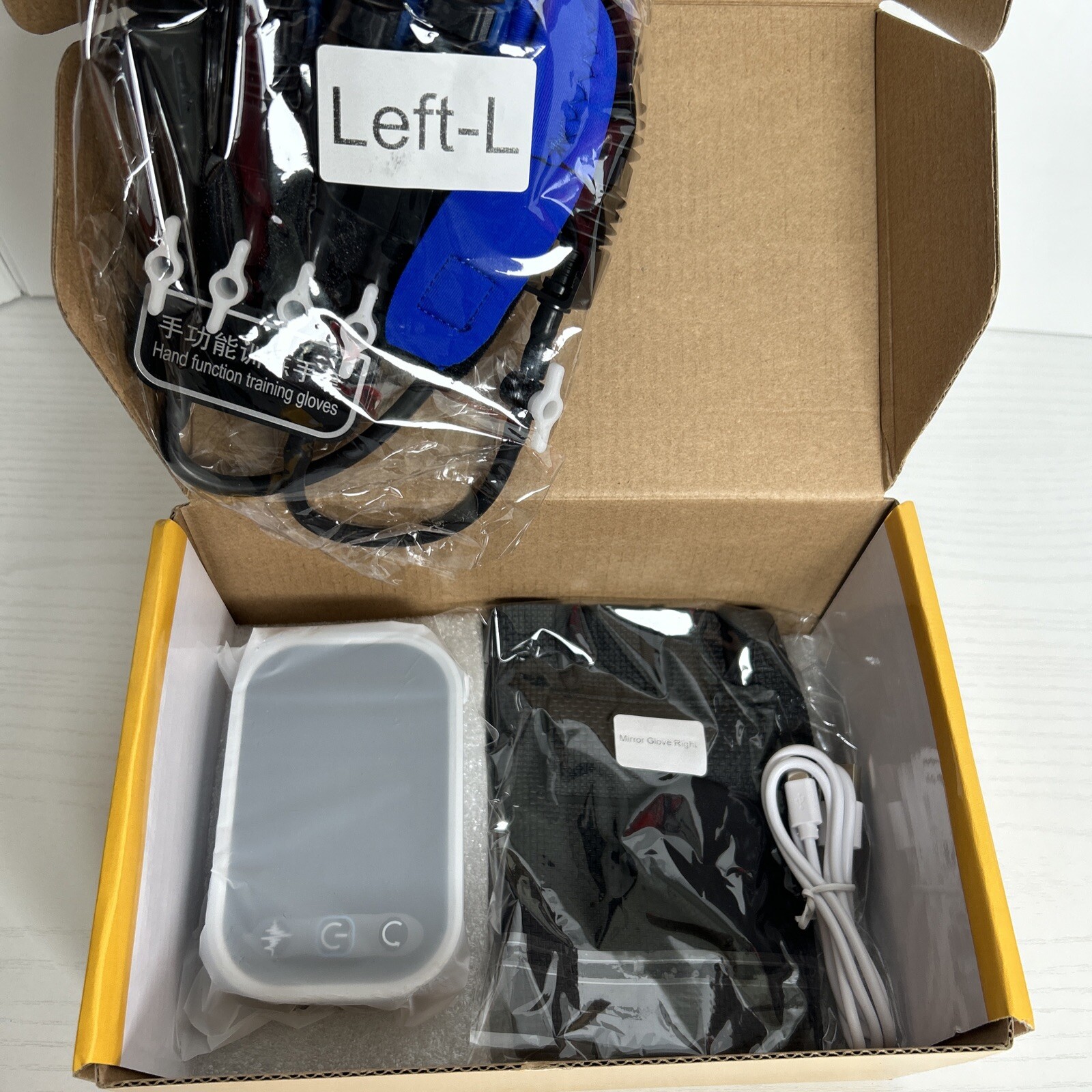 Hand Function Rehabilitation Device Robot Training Glove Left Hand Large