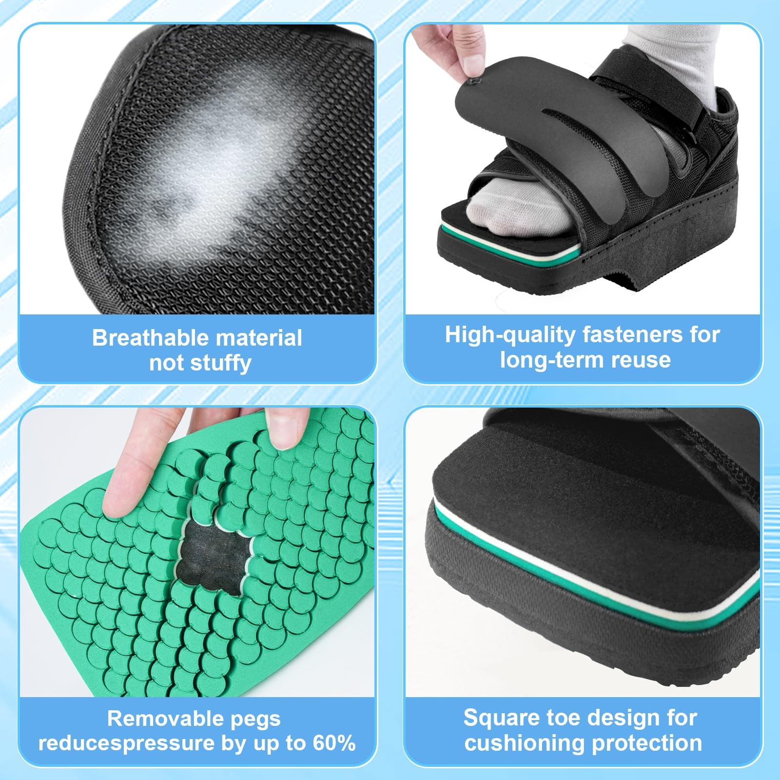 Estinko Forefoot Offloading Post Op Shoe-Wedge Post Op Shoe Ortho Wedge Healing