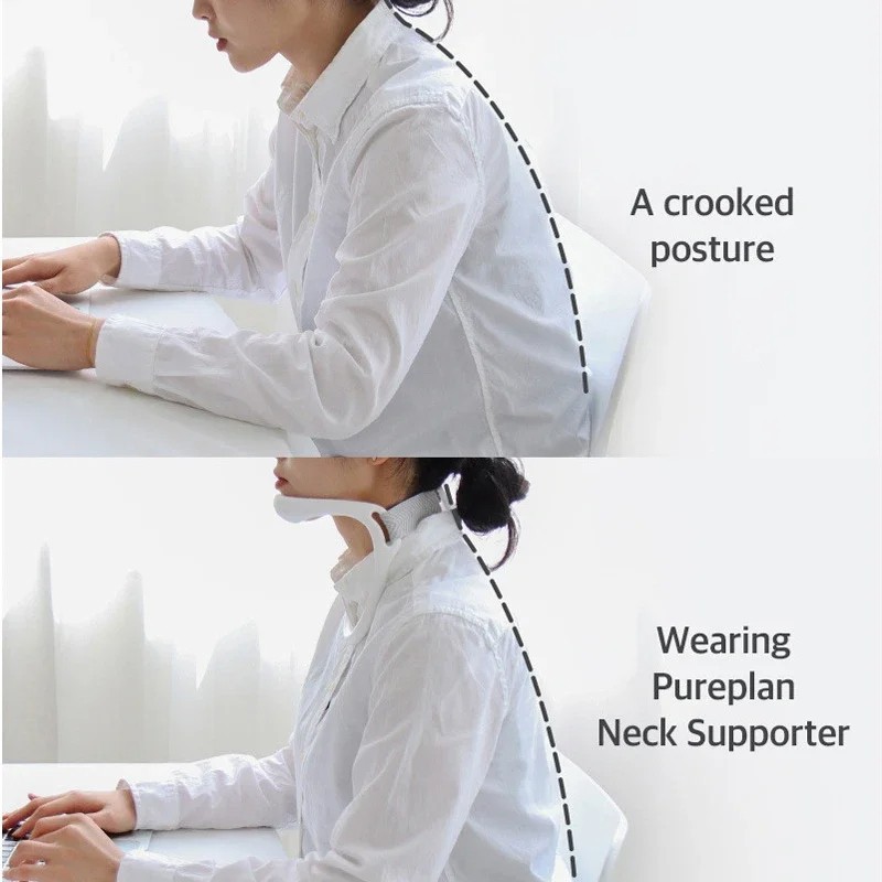 Cervical Traction Device Support Collar Pain Relief Posture Corrector Neck Brace