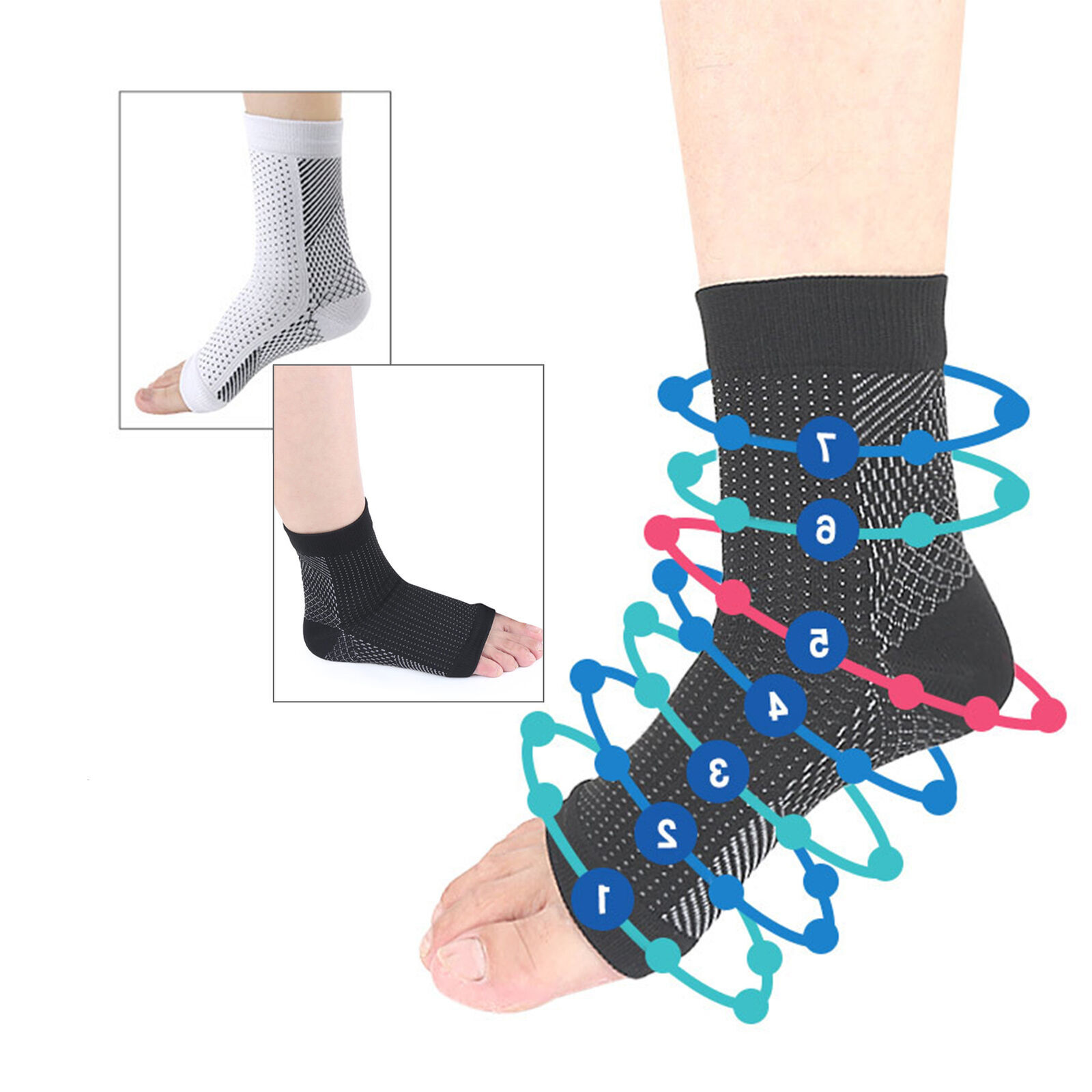 Sooth Relieve Compression Socks Men Women Neuropathy Compression Socks
