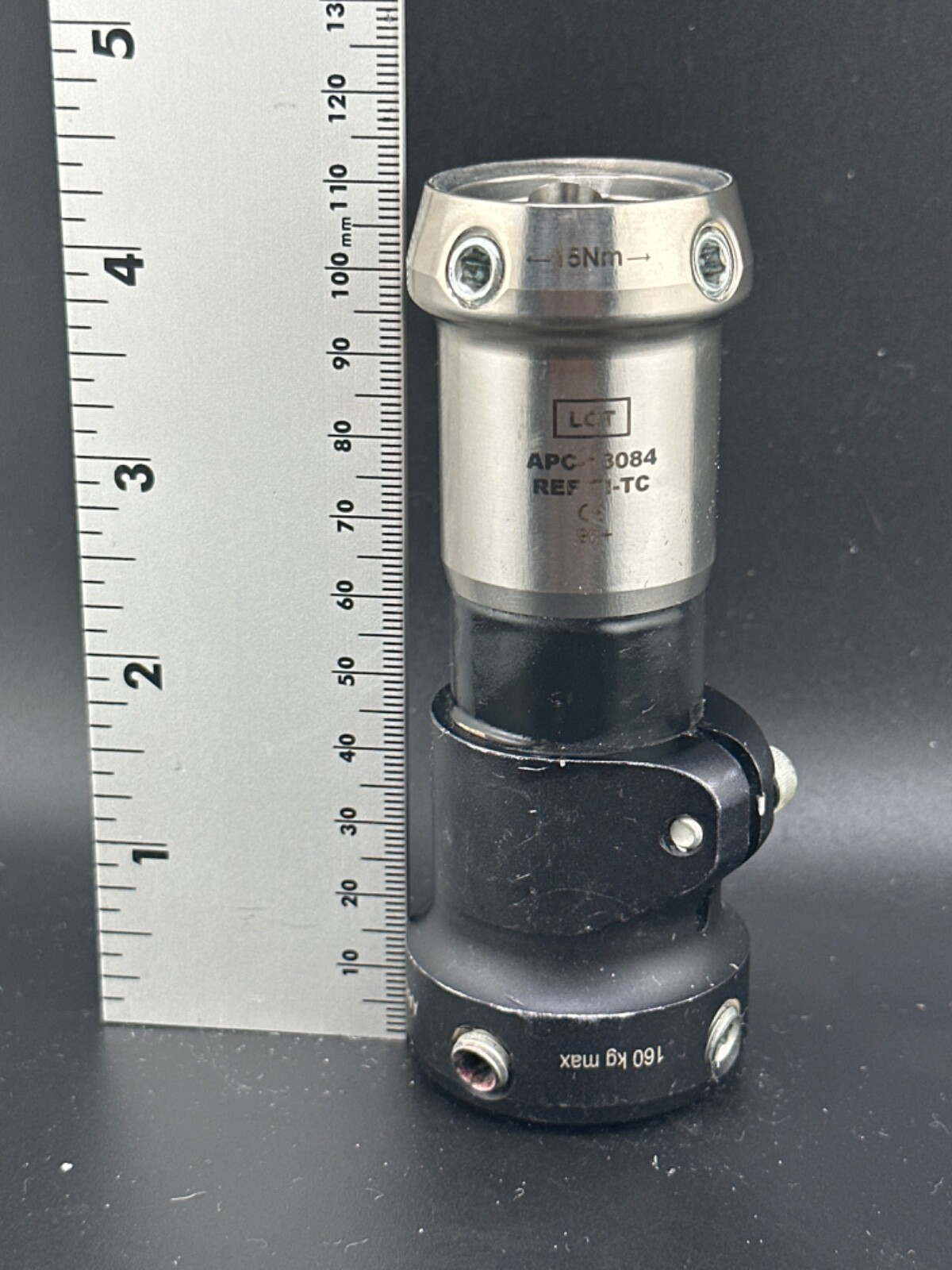 Prosthetic pylon components adapters. 30mm diameter parts.