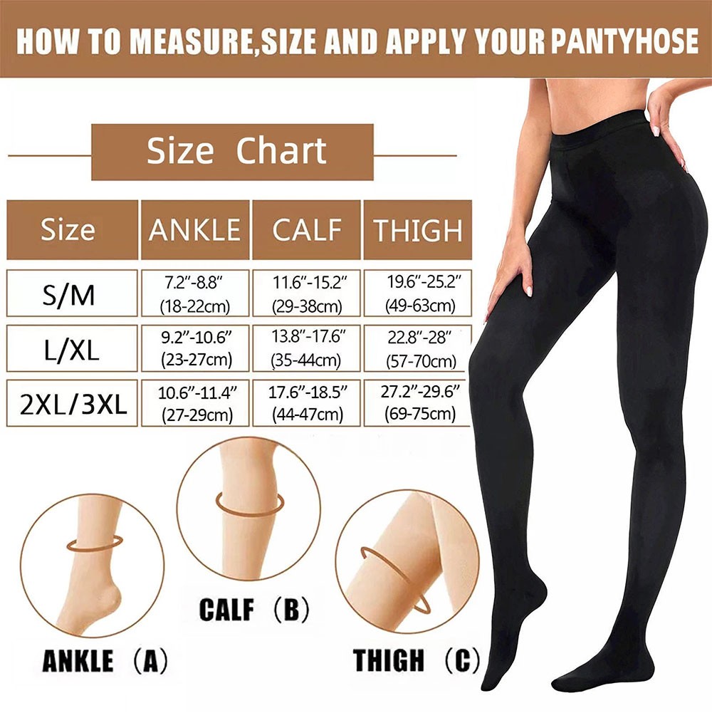 Compression Pantyhose Medical Stockings Varicose Women Men Circulation Grade-II