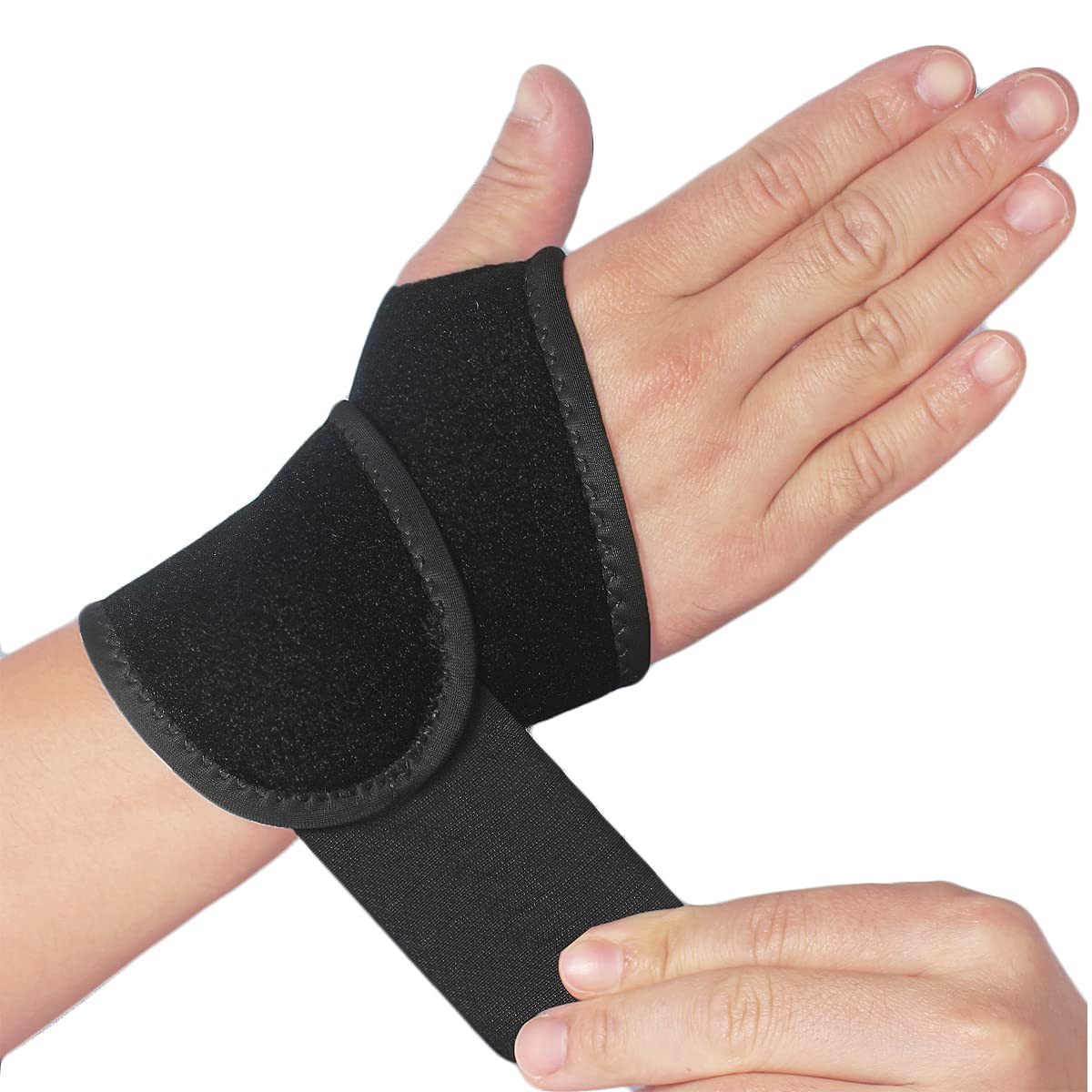2 Pack Wrist Brace Wraps – Carpal Tunnel Support for Pain, Arthritis Relief