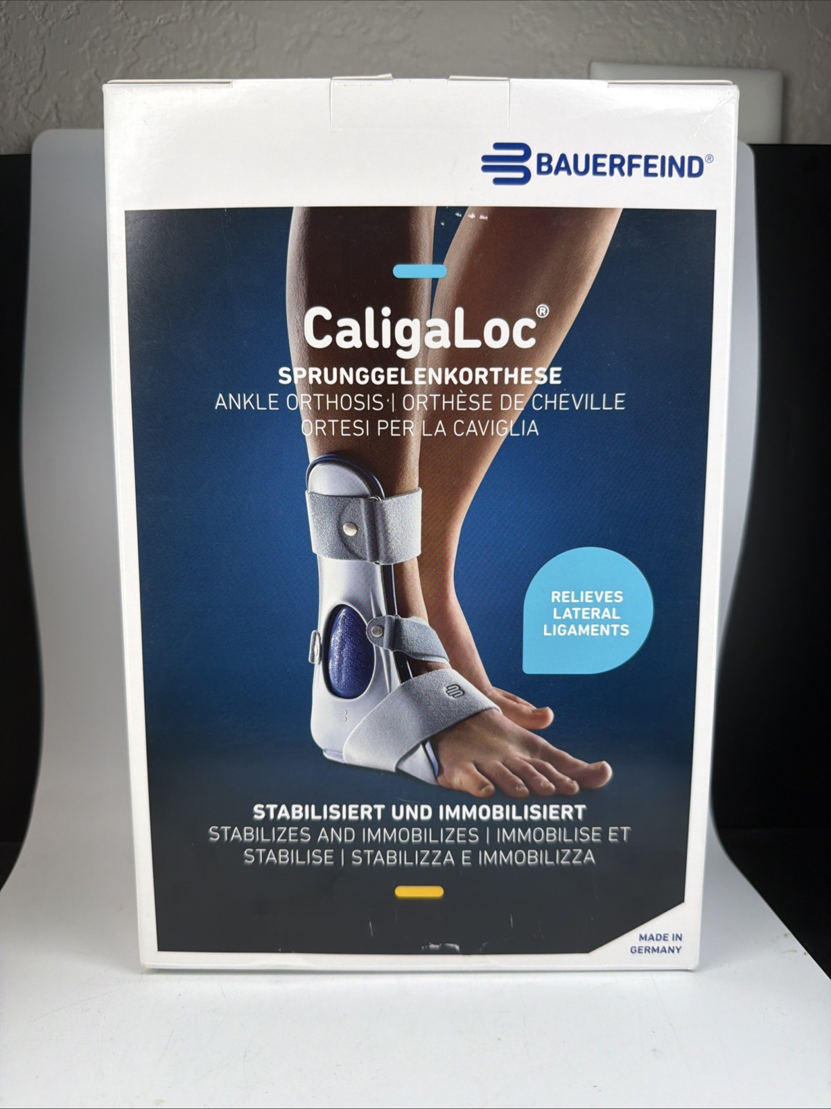Bauerfeind CaligaLoc Ankle Brace Splint SIZE 1 RIGHT Medial Lateral Support $229