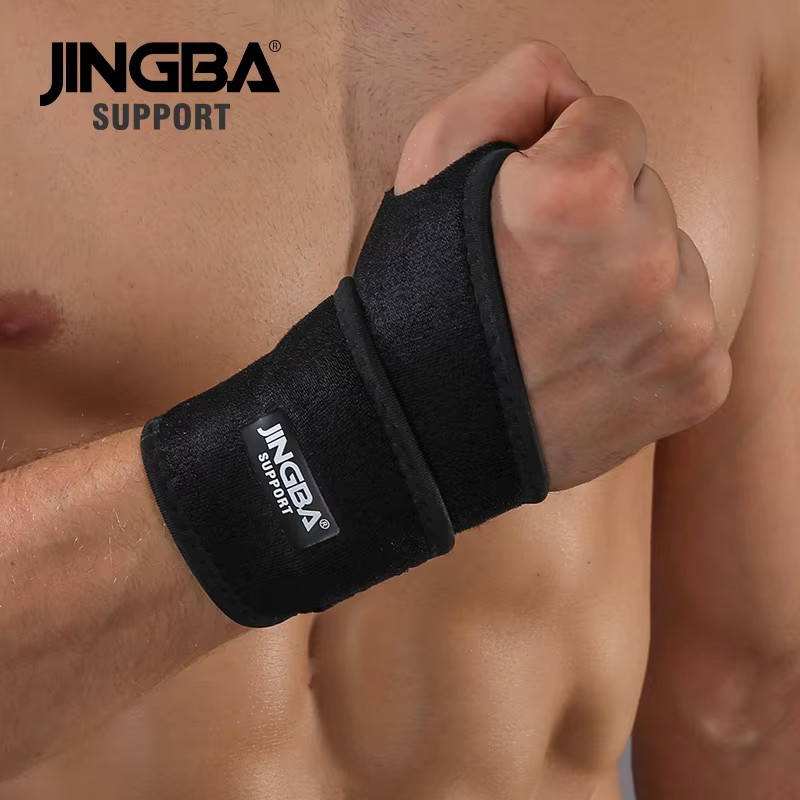JINGBA SUPPORT 1 PCS Adjustable Bandage Weightlifting Sport Wristband Support Ha