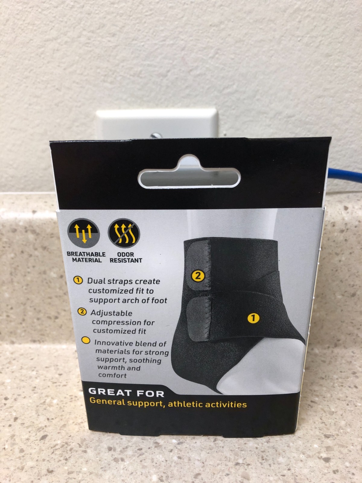 FUTURO Performance Ankle Support, Adjustable Ankle Brace for Sport – 1pk