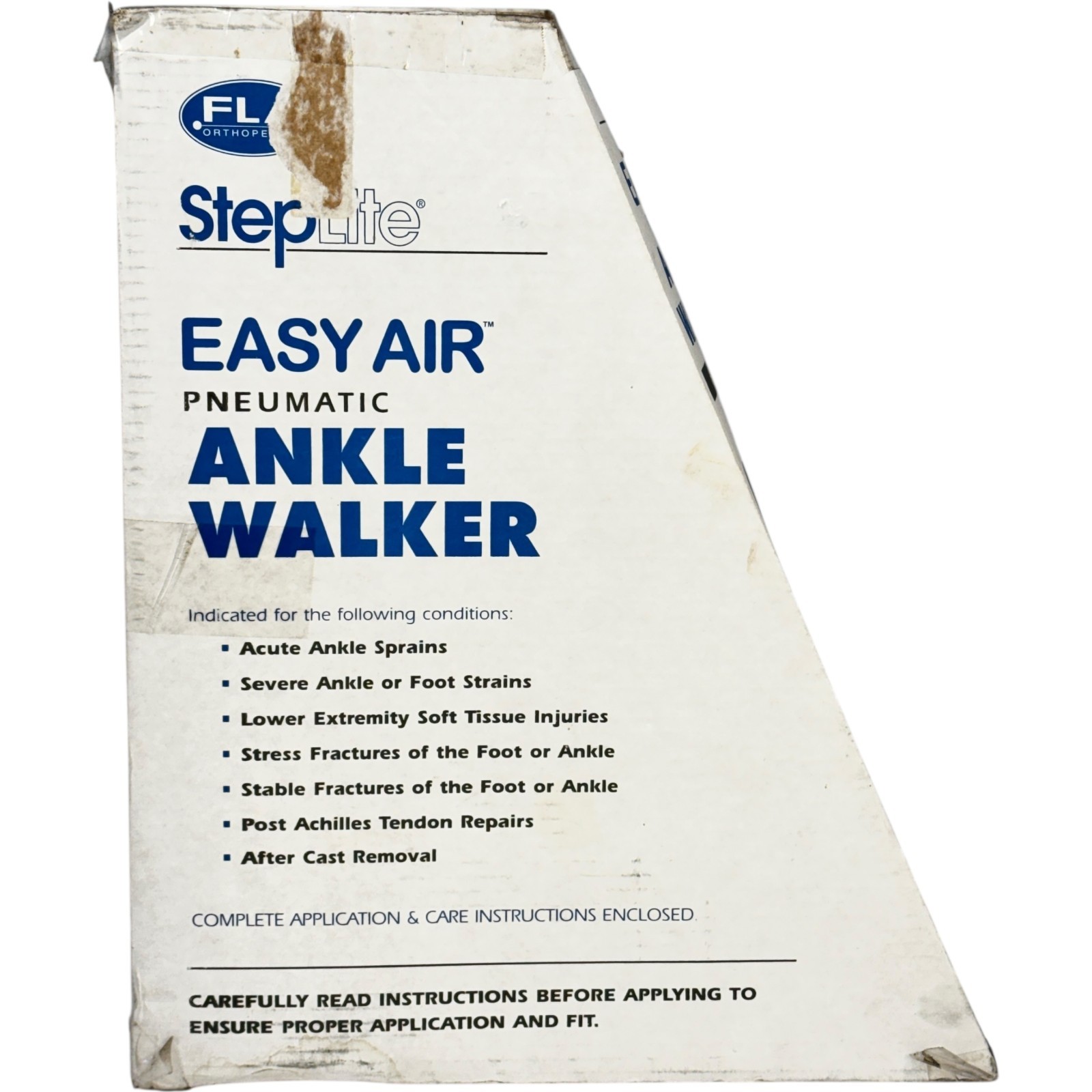 FLA Orthopedics StepLite Easy Air Pneumatic Ankle Walker Boot High Height Size L