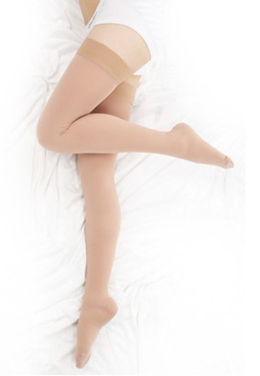 FDA Opaque Thigh High Compression Stockings 20-30mmHg Therapeutic Firm Support