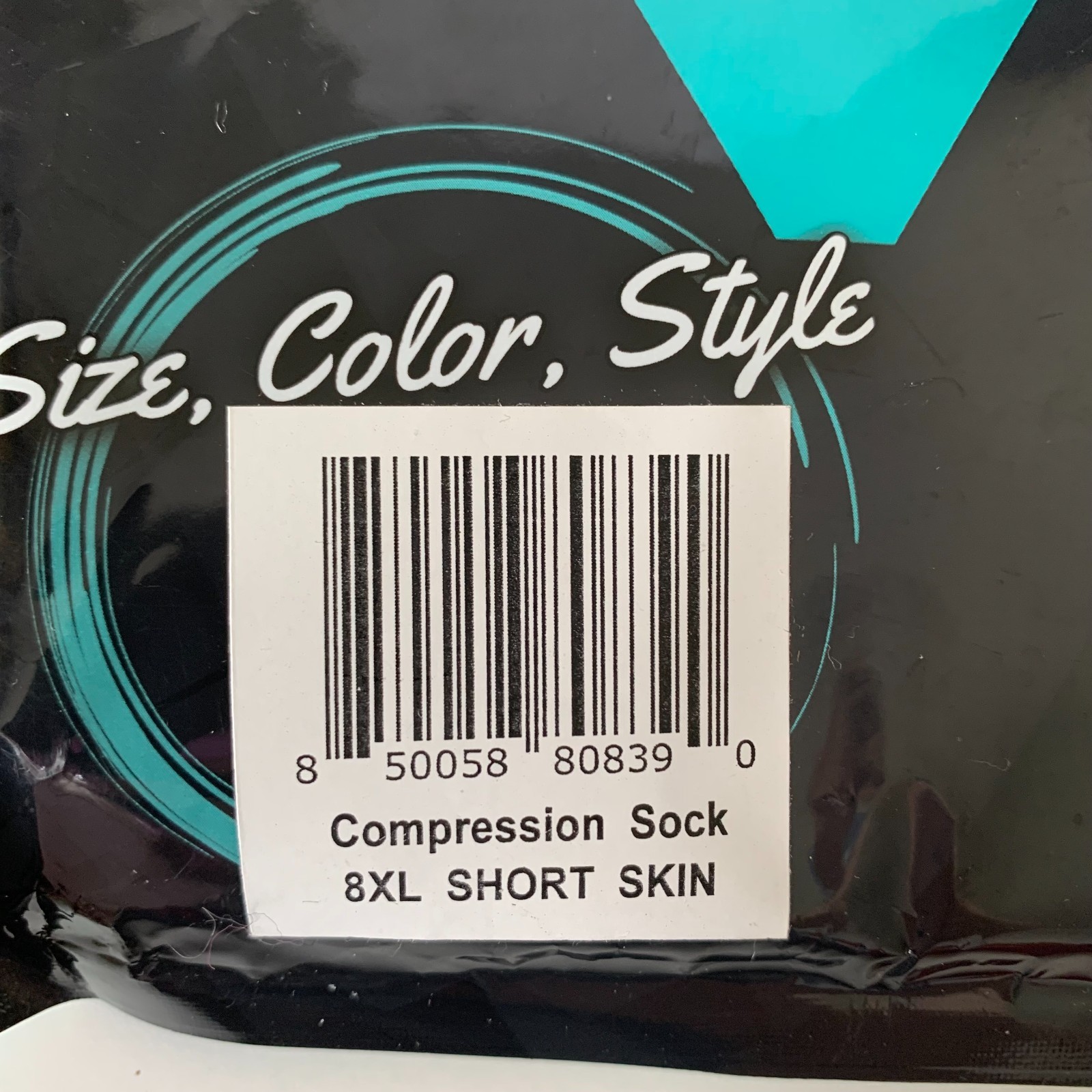 The Lymphedema Plus-Size AntiSlip Compression Socks For Big Swollen Legs SZ 8XLd