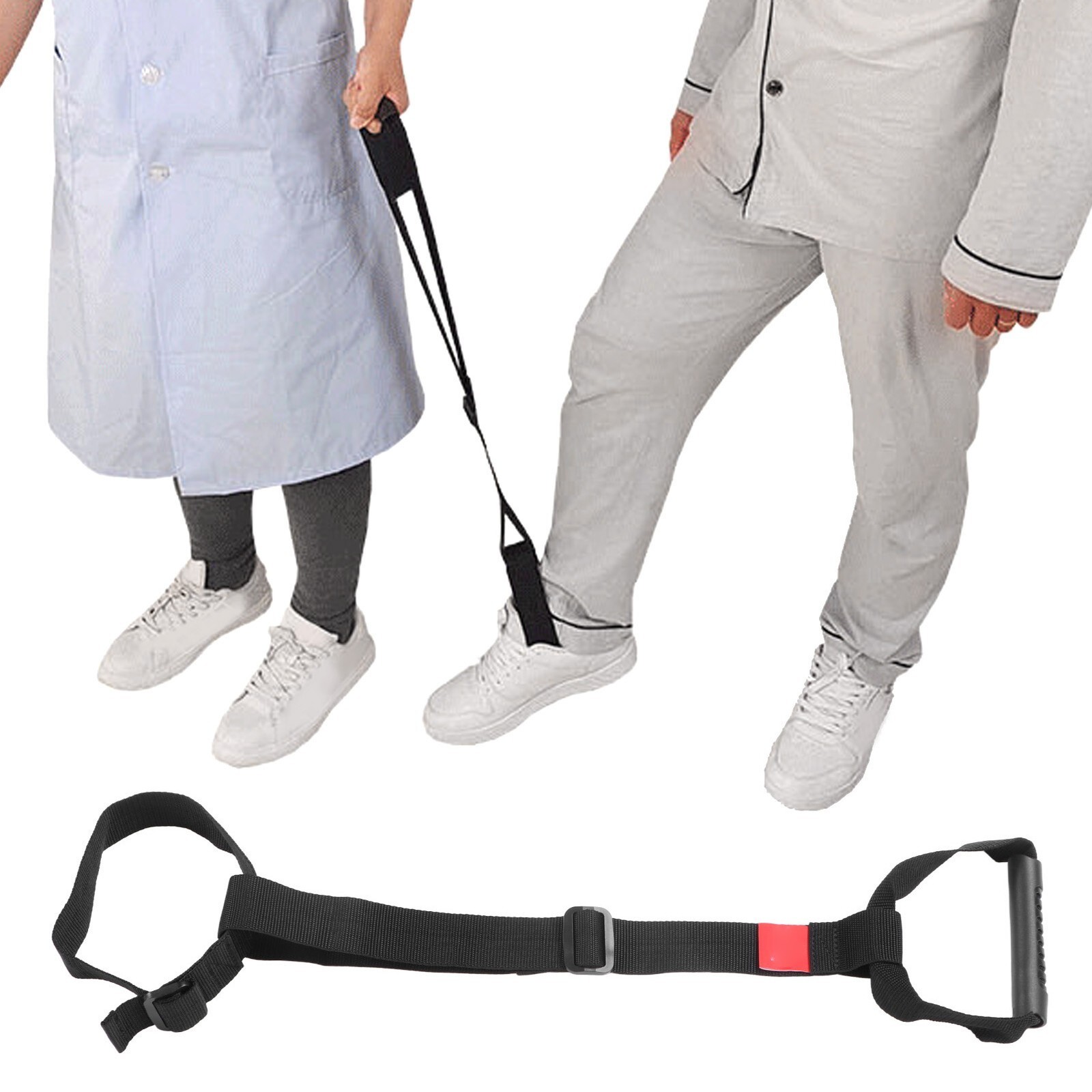 Leg Lifter Strap Safety Nylon Assistant Leg Lifter Mobility Aid for Elderly
