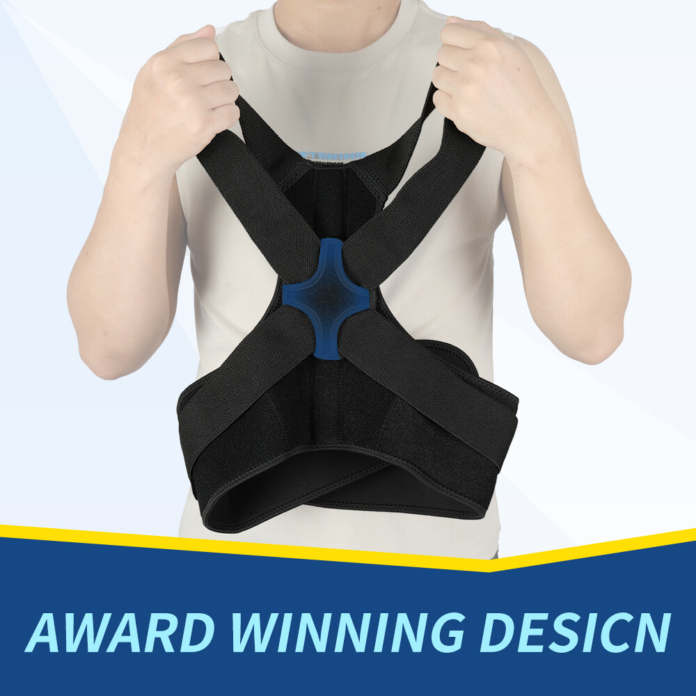 Posture Corrector Adjustable Back Brace Clavicle Shoulder Support Belt Men Women