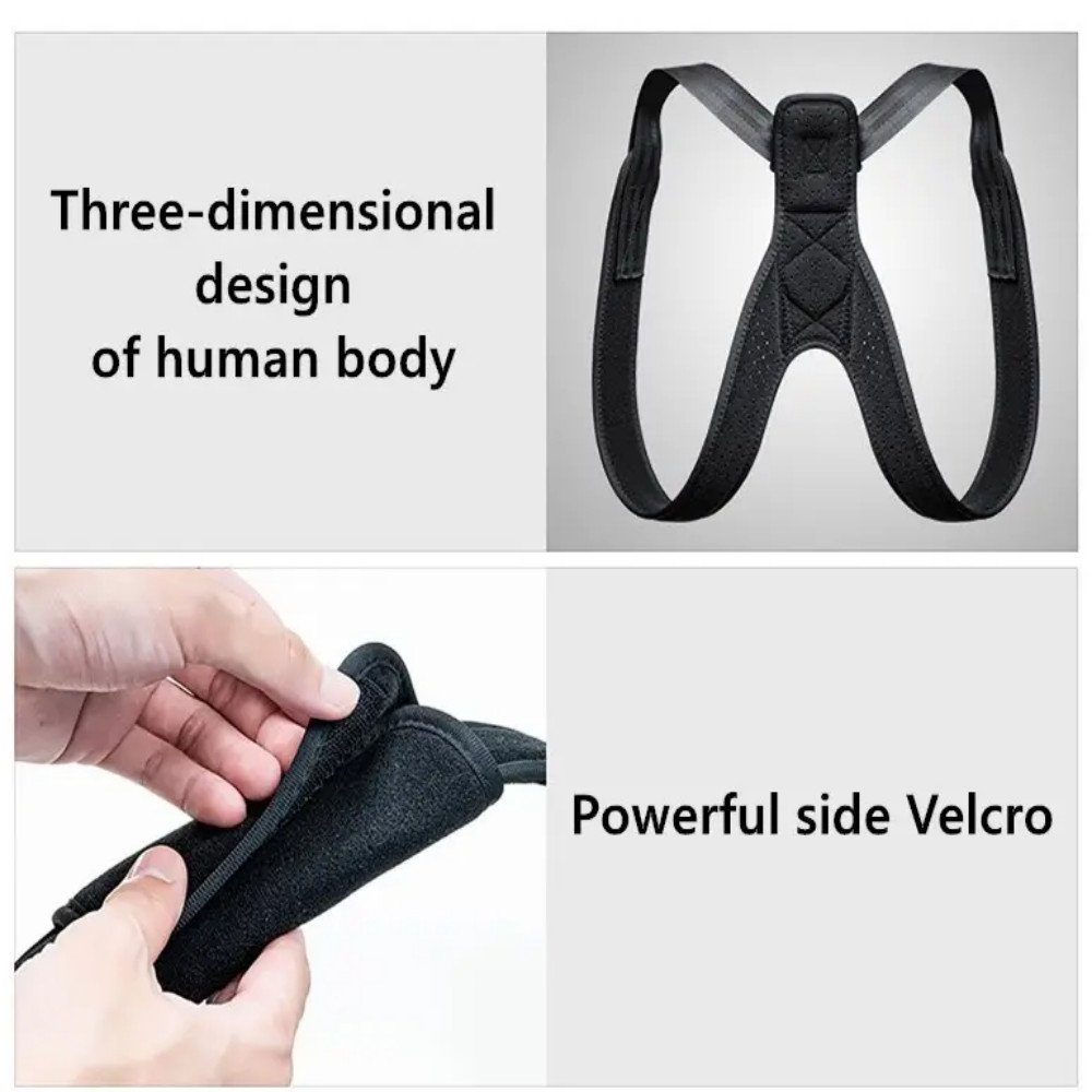 Adjustable Posture Corrector Brace – Back Support, Pain Relief, Comfort Fit