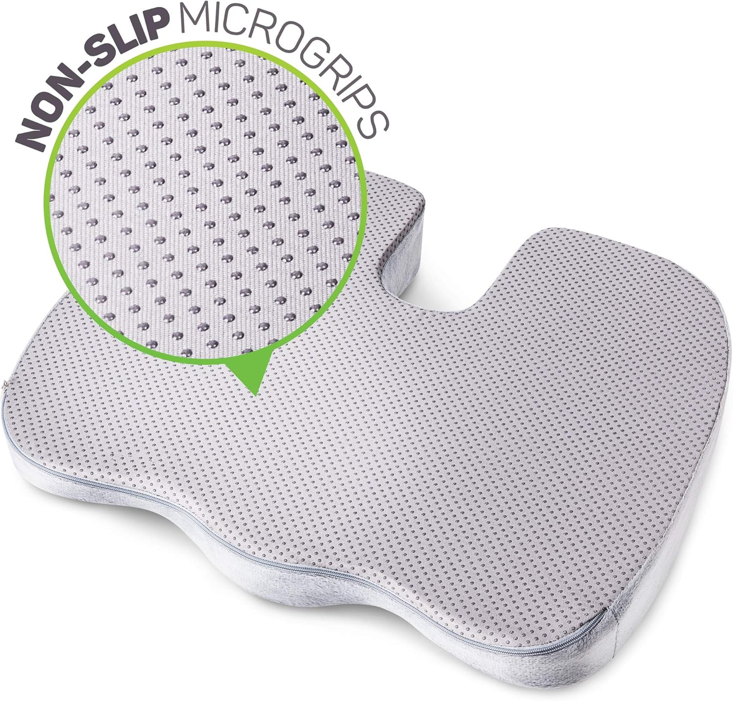 Seat Cushion for Desk Chair – Back Pain, Tailbone Relief, Coccyx, Butt, Hip Supp