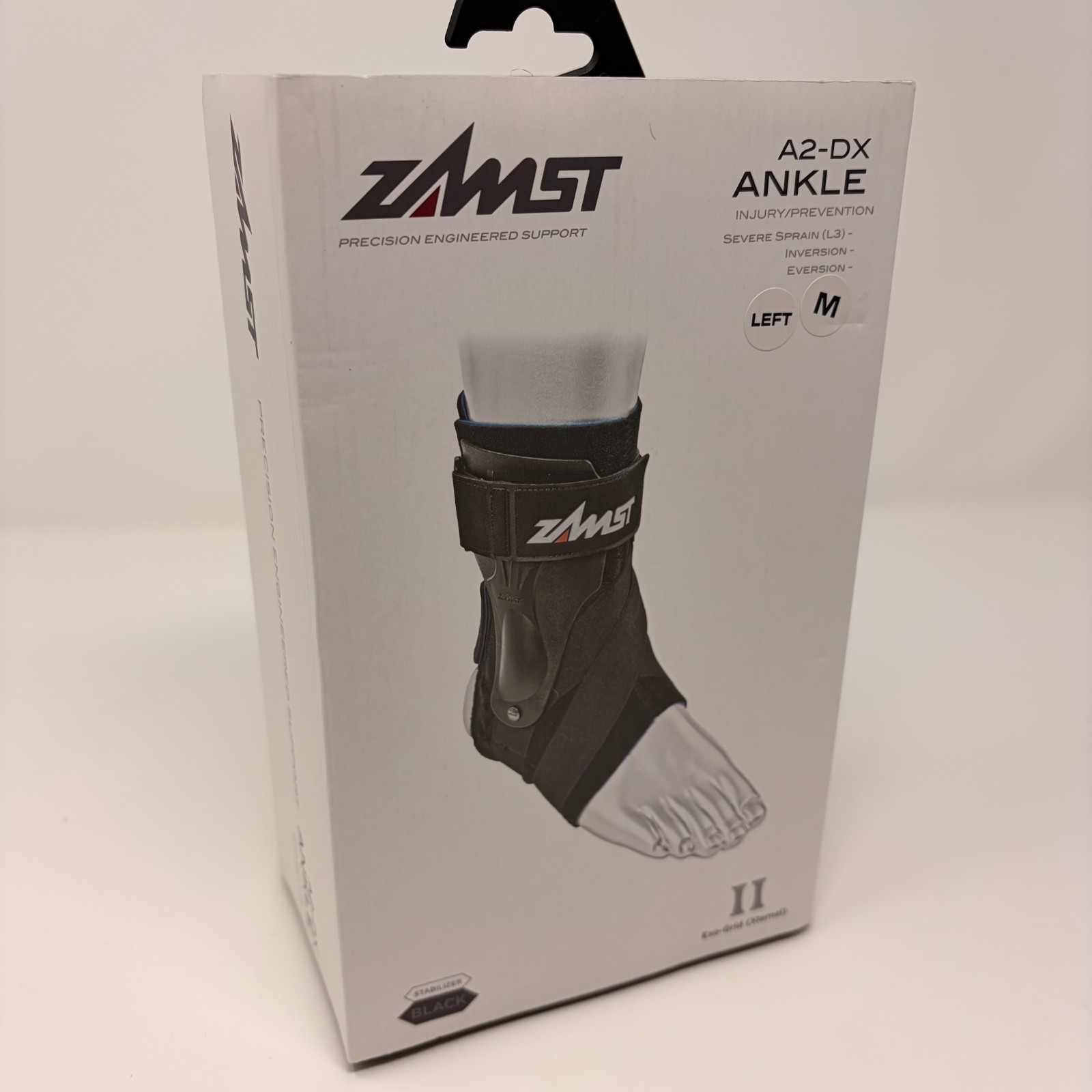 Original Version! Zamst A2-DX Ankle Brace – Left Medium