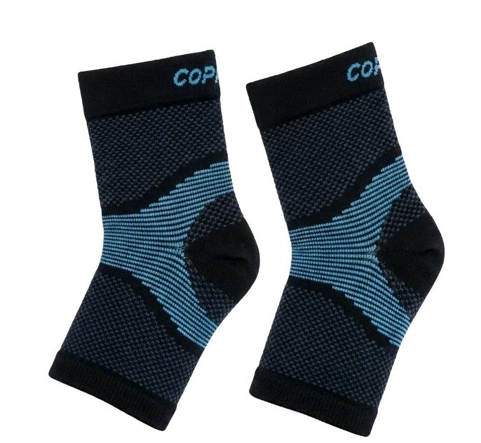 Copper Fit ICE Menthol Plantar Fascia Compression Foot Sleeve Arch Support L/XL