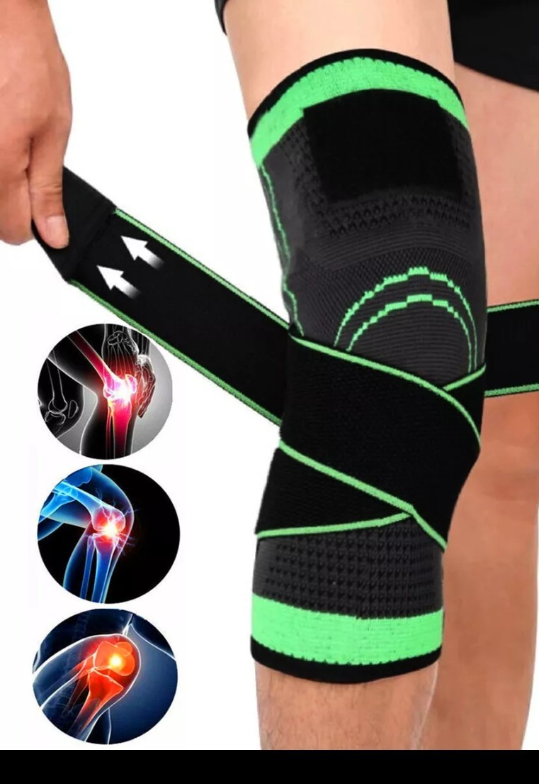 Knee Sleeve Compression Brace Support Sport Joint Pain Arthritis Relief Strap US