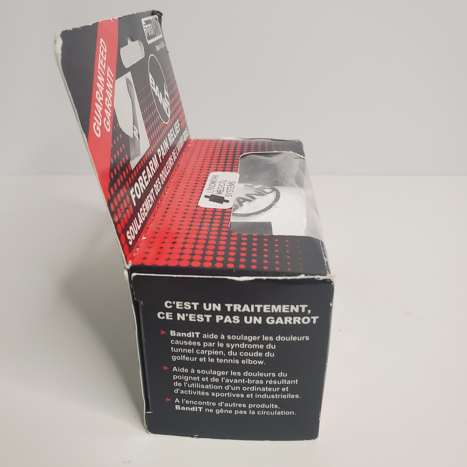 ProBand Bandit Therapeutic Forearm Pain Relief Band Reduces Pain NEW OPEN BOX