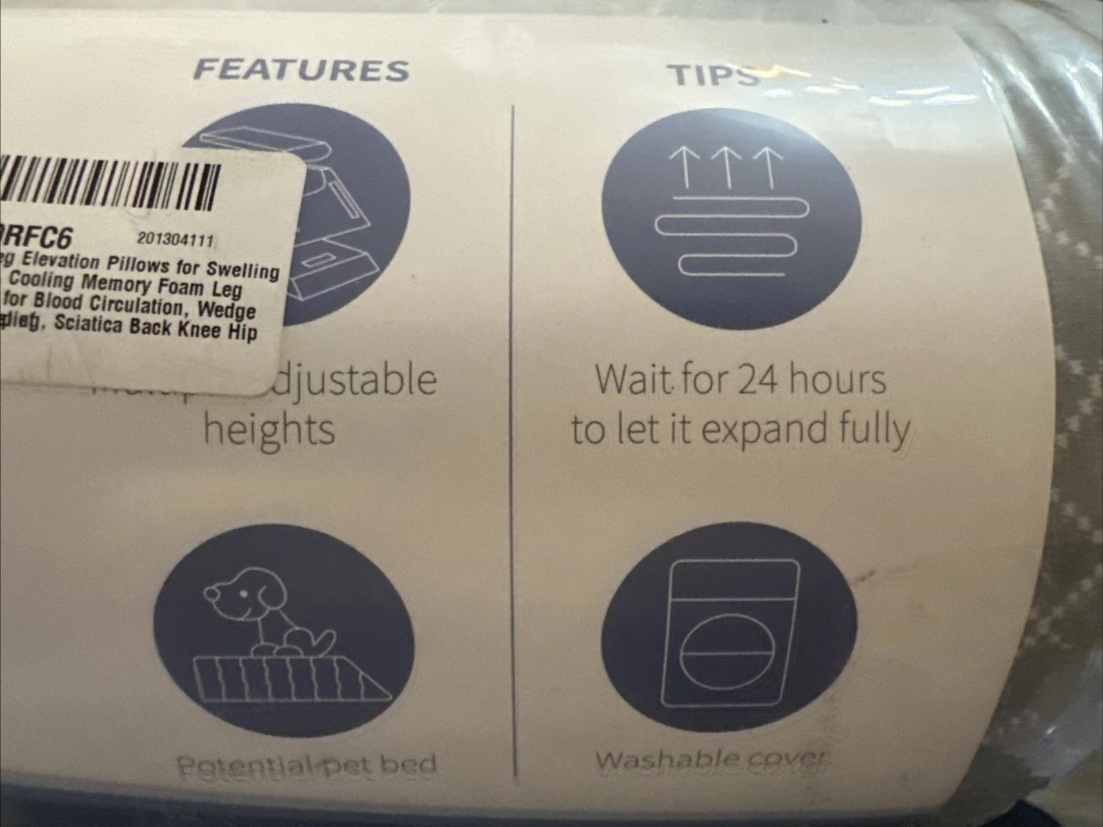 NEW King Pavonini Leg Positioner Elevation Pillow – after Surgery or rest