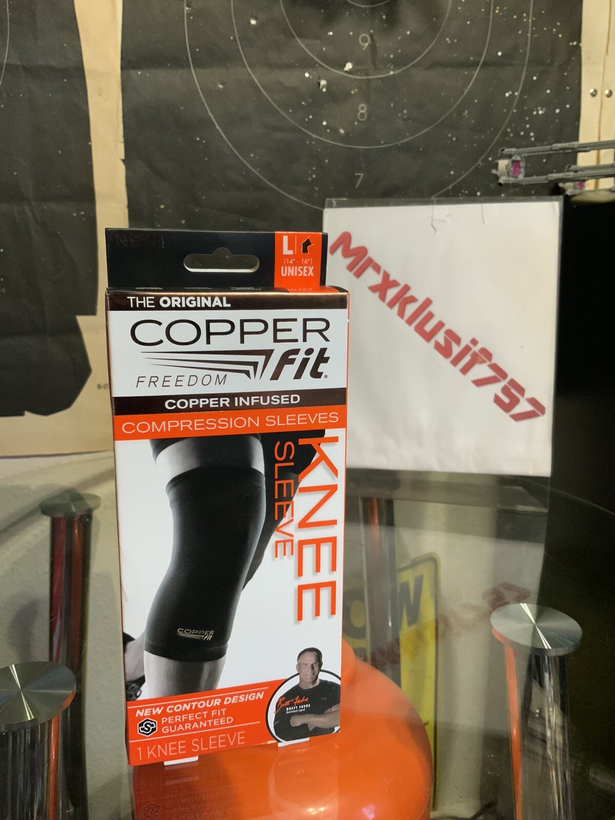 NEW Copper Fit Freedom Original Compression Knee Sleeve Size L Unisex