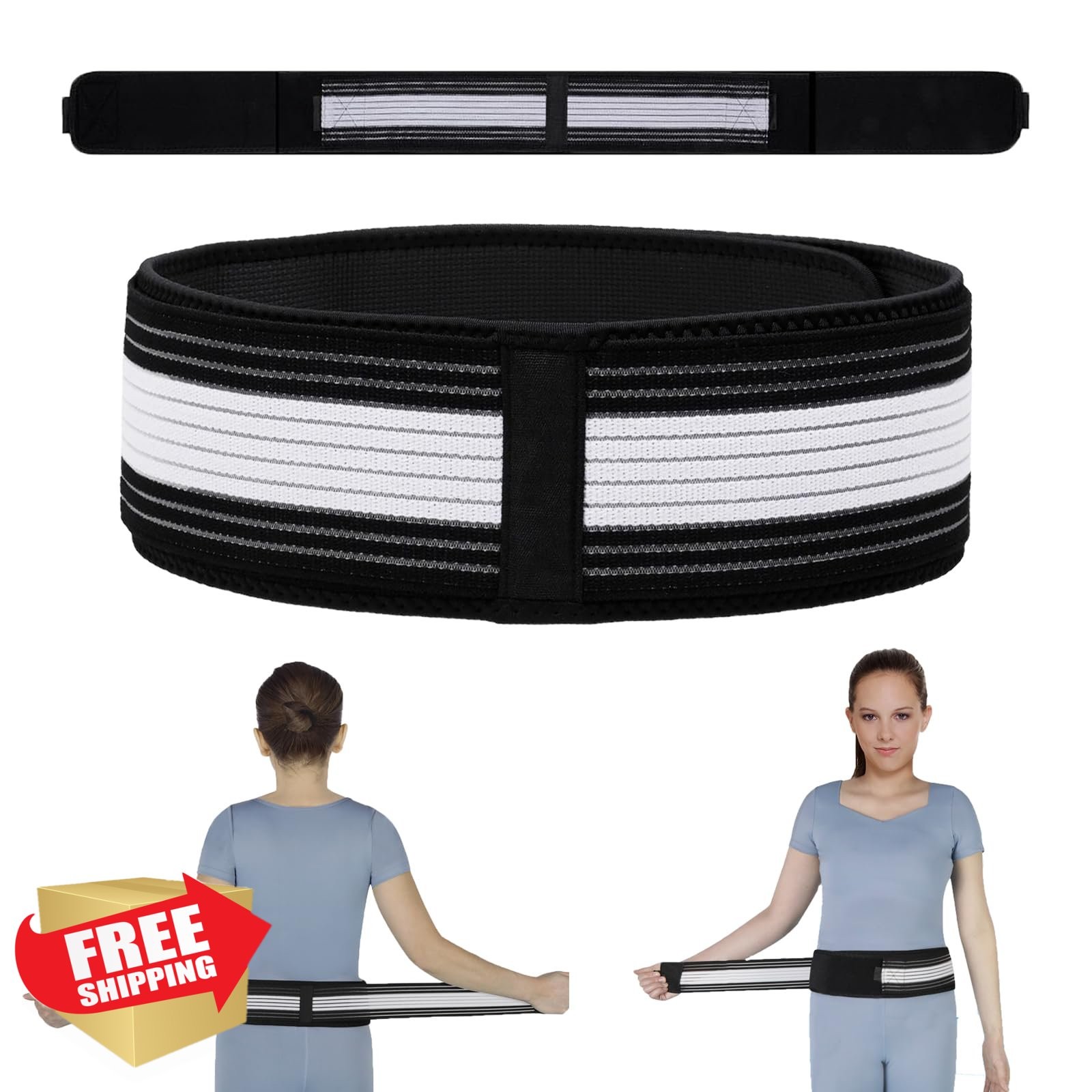 Waist Belt Sacroiliac Hip Belt, Lumbar Support Sciatica Pain Relief, Sacroili…