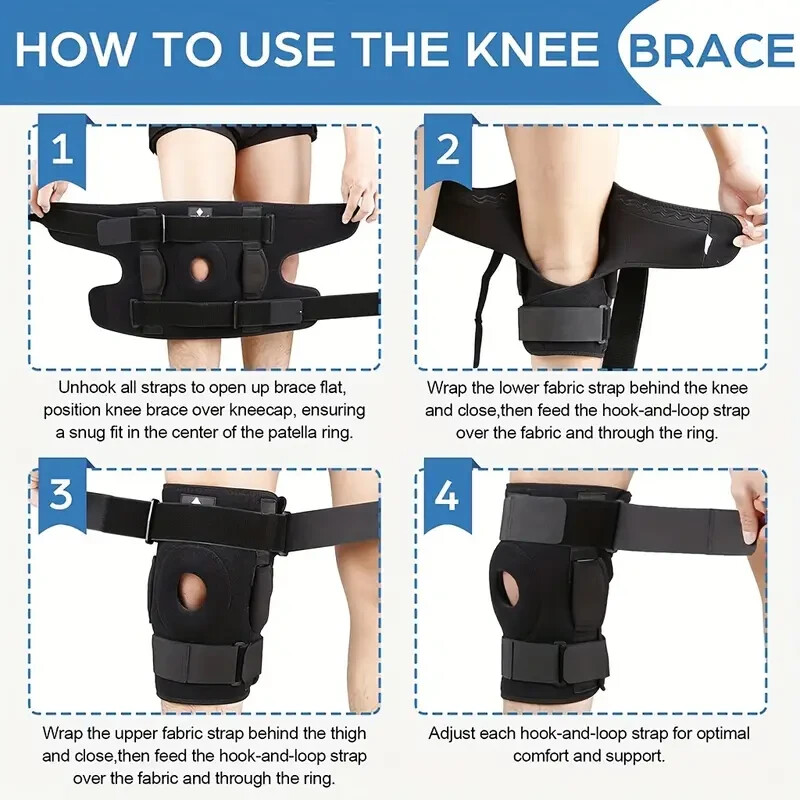 Neenca professional hinged knee brace and patella protector M/ L/XL/XXL you pick