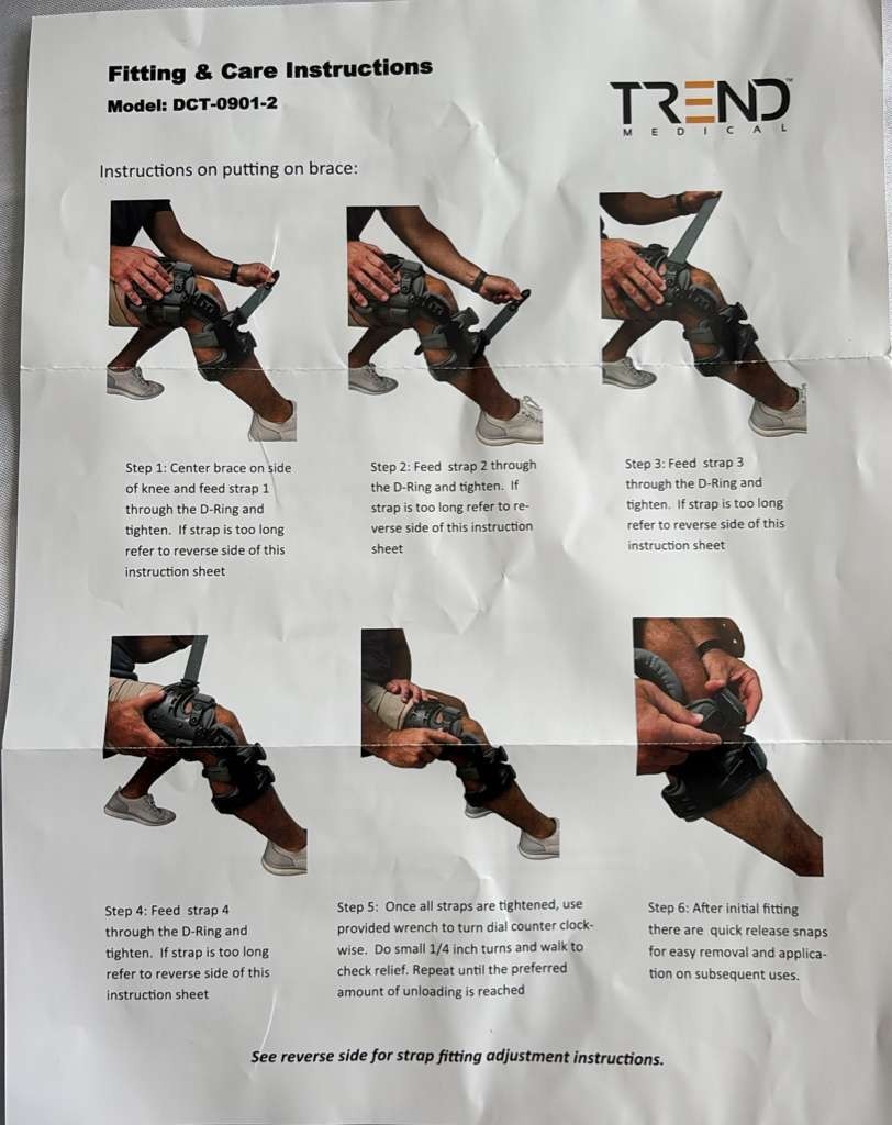 Unloader OA Knee Brace Lot of 2 Adjustable Hinged Osteoarthritis Knee Support