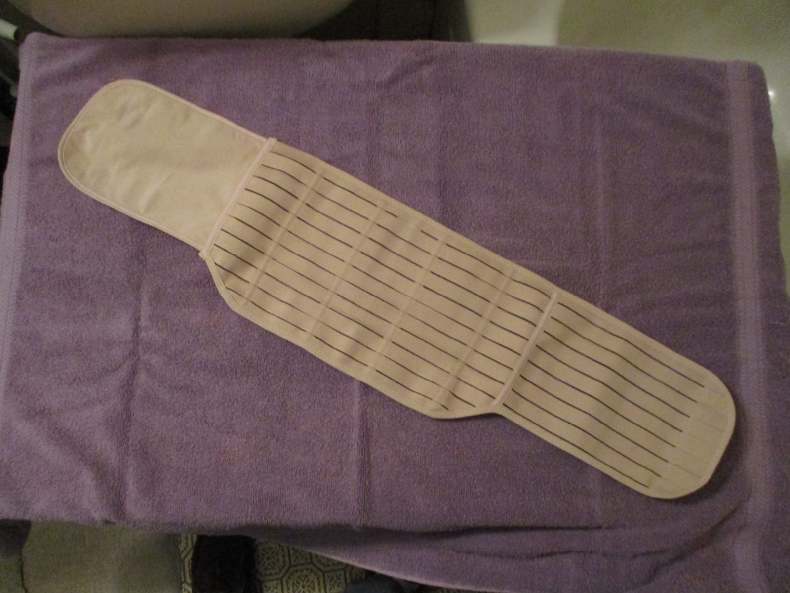 KaeBabies large beige Postpartum Recovery Support Belt 28-34″ 7″ front 9″ back
