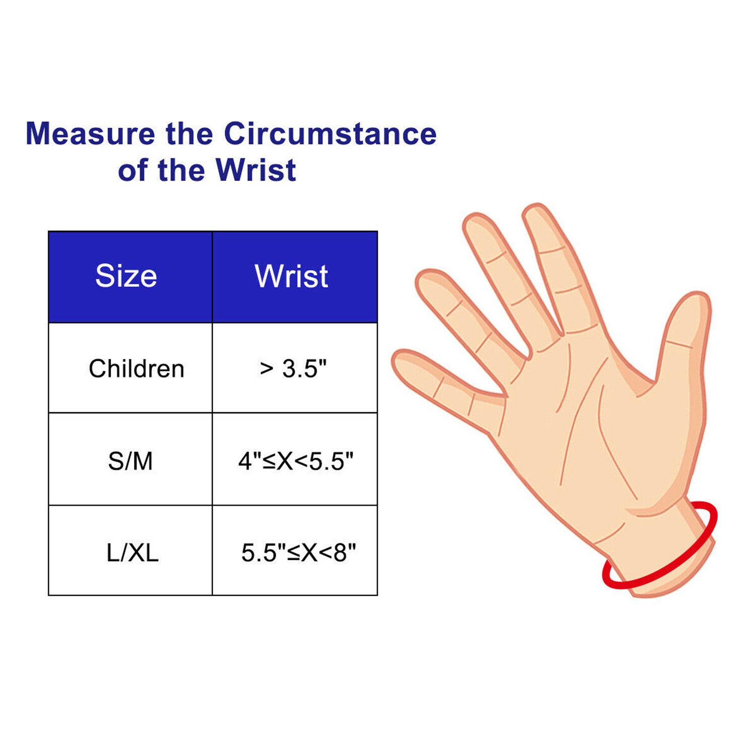 U.S. Solid Thumb Spica Splint Brace For Arthritis, One Fits Both Hands, FDA