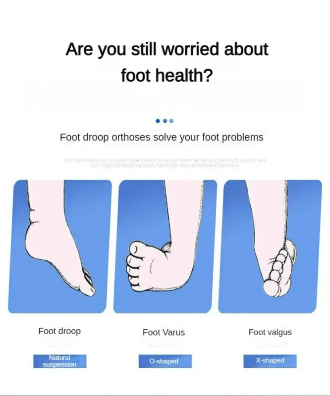 Drop Foot Brace Orthosis AFO AFOs Ankle Support With Comfortable Adjustable